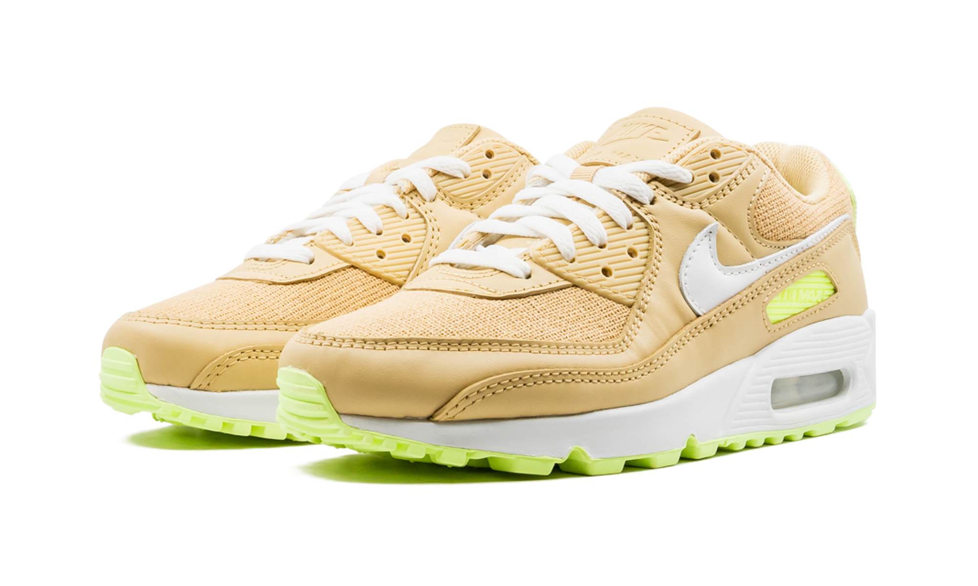 Air Max 90 Mns Wmns "sesame / Barely Volt" - 2