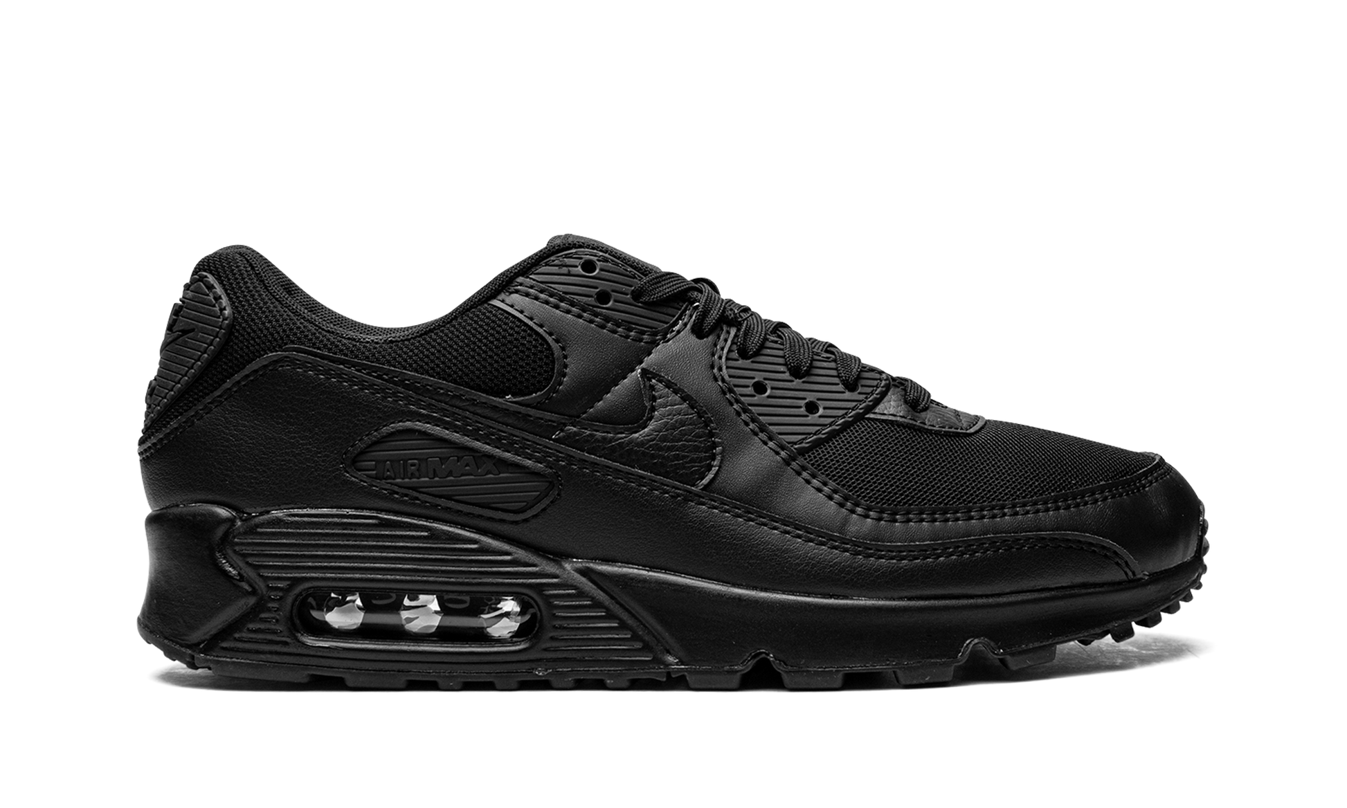 Air Max 90 Mns Wmns "triple Black" - 6