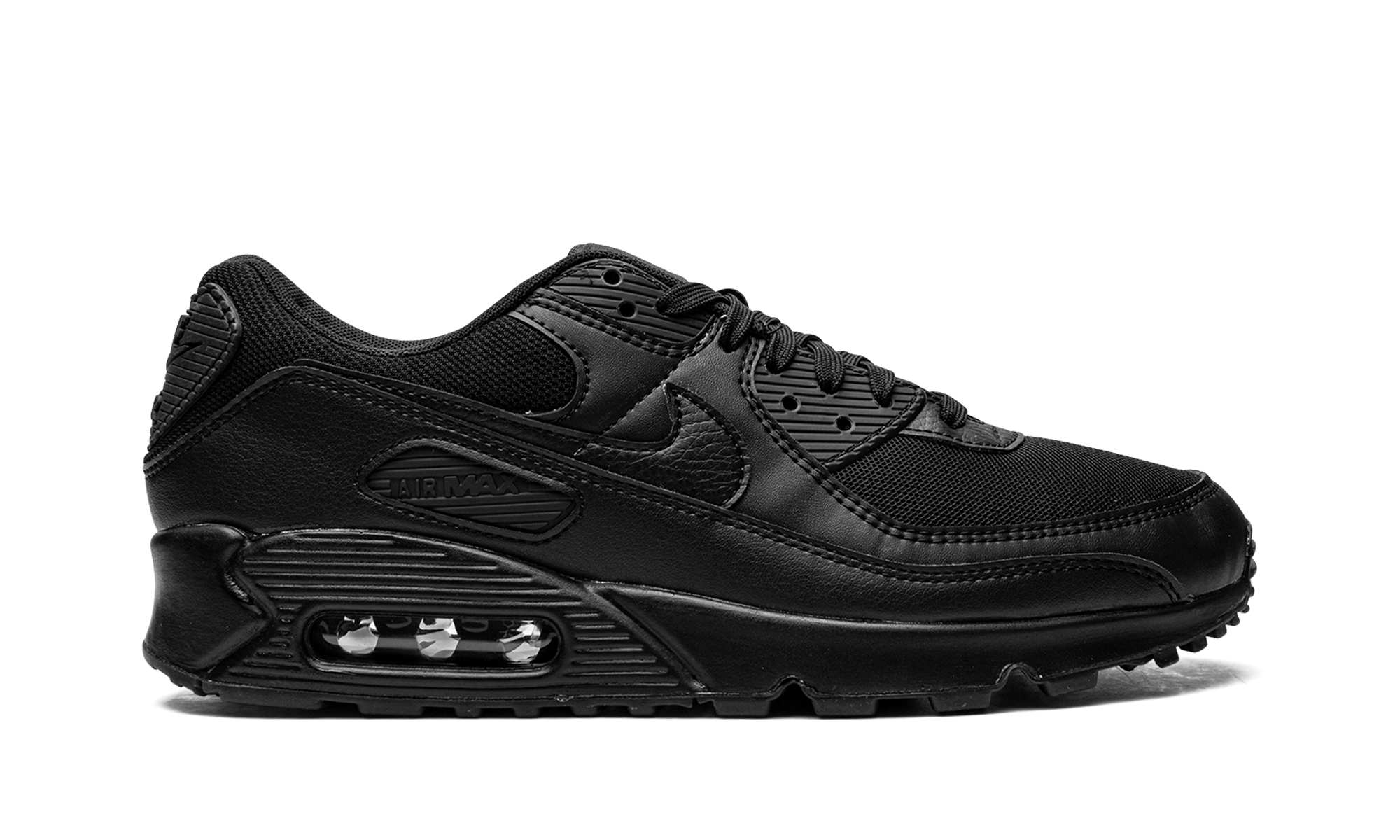 Air Max 90 Mns Wmns "triple Black" - 6