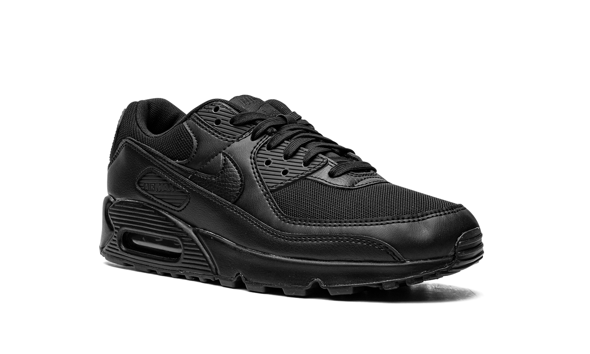 Air Max 90 Mns Wmns "triple Black" - 7