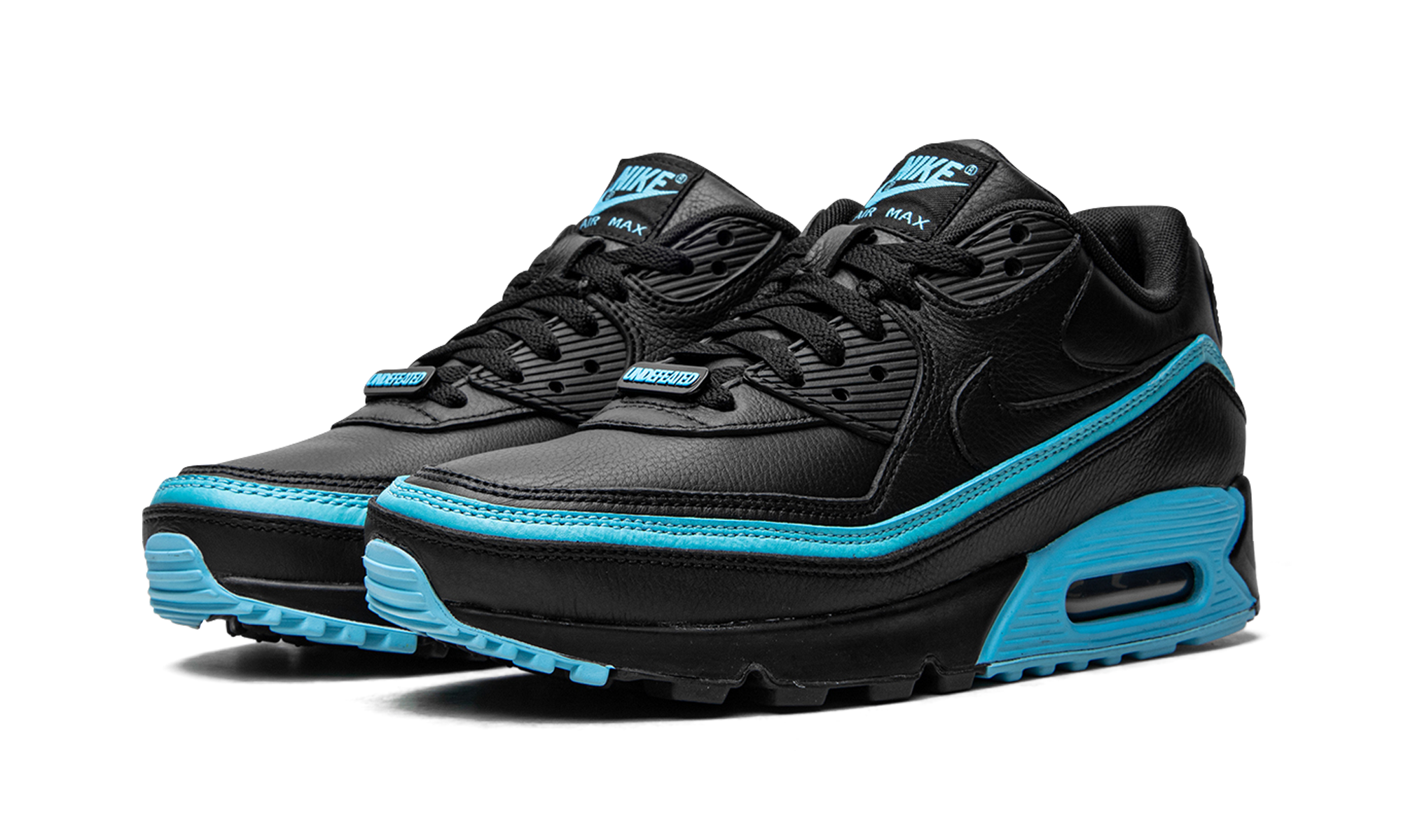 Air Max 90 / Undftd "undefeated Black/blue Fury" - 2
