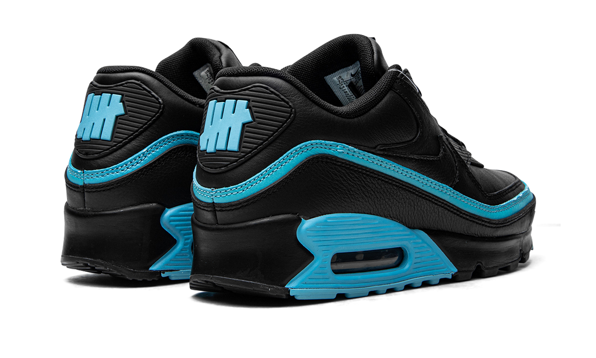 Air Max 90 / Undftd "undefeated Black/blue Fury" - 3