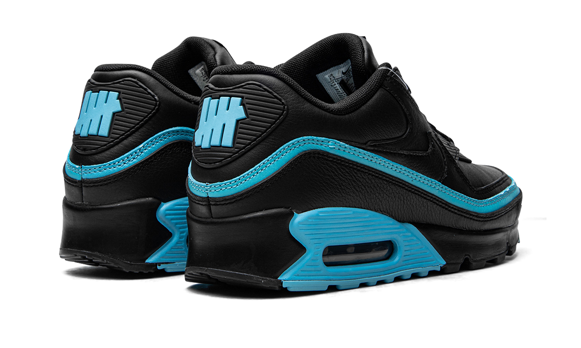 Air Max 90 / Undftd "undefeated Black/blue Fury" - 3