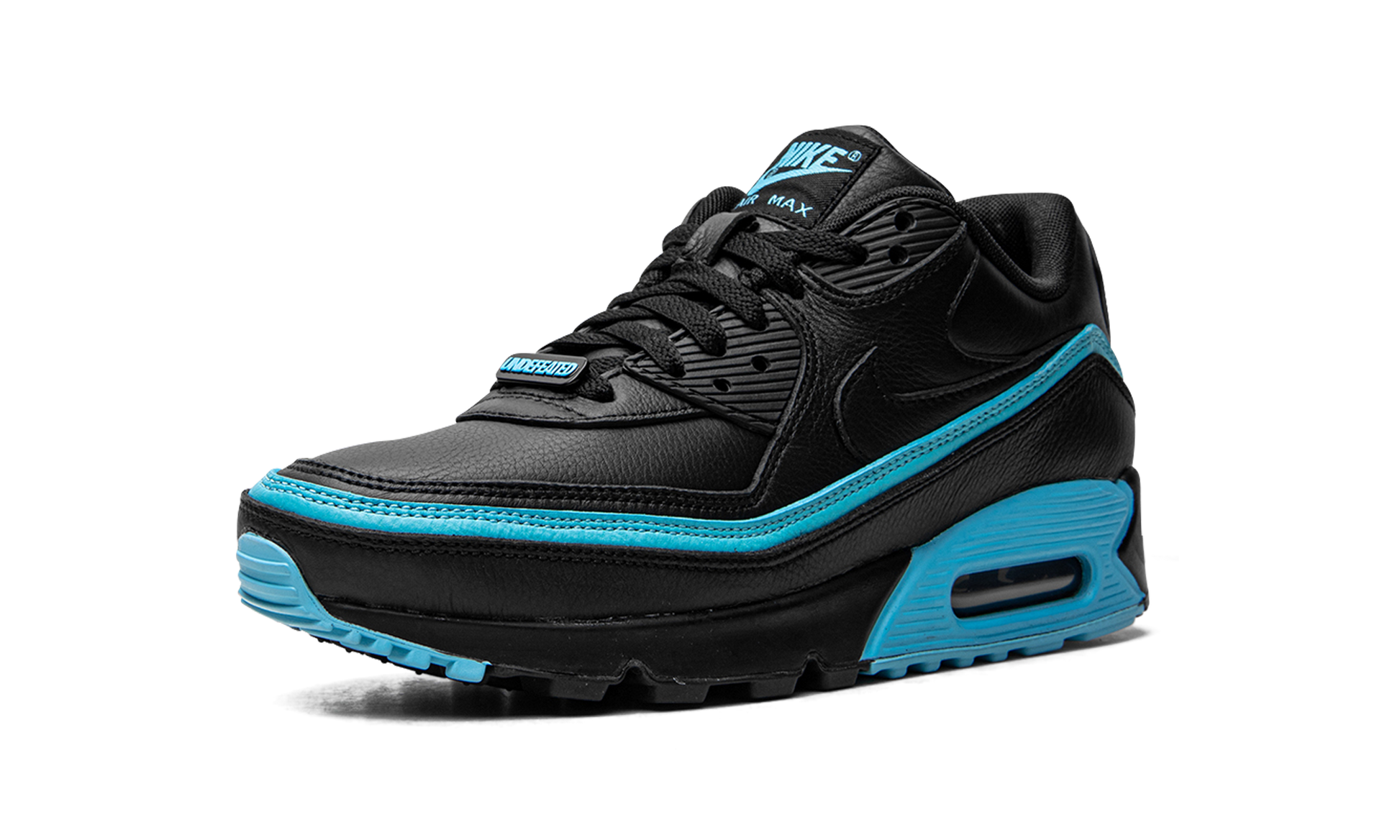 Air Max 90 / Undftd "undefeated Black/blue Fury" - 4