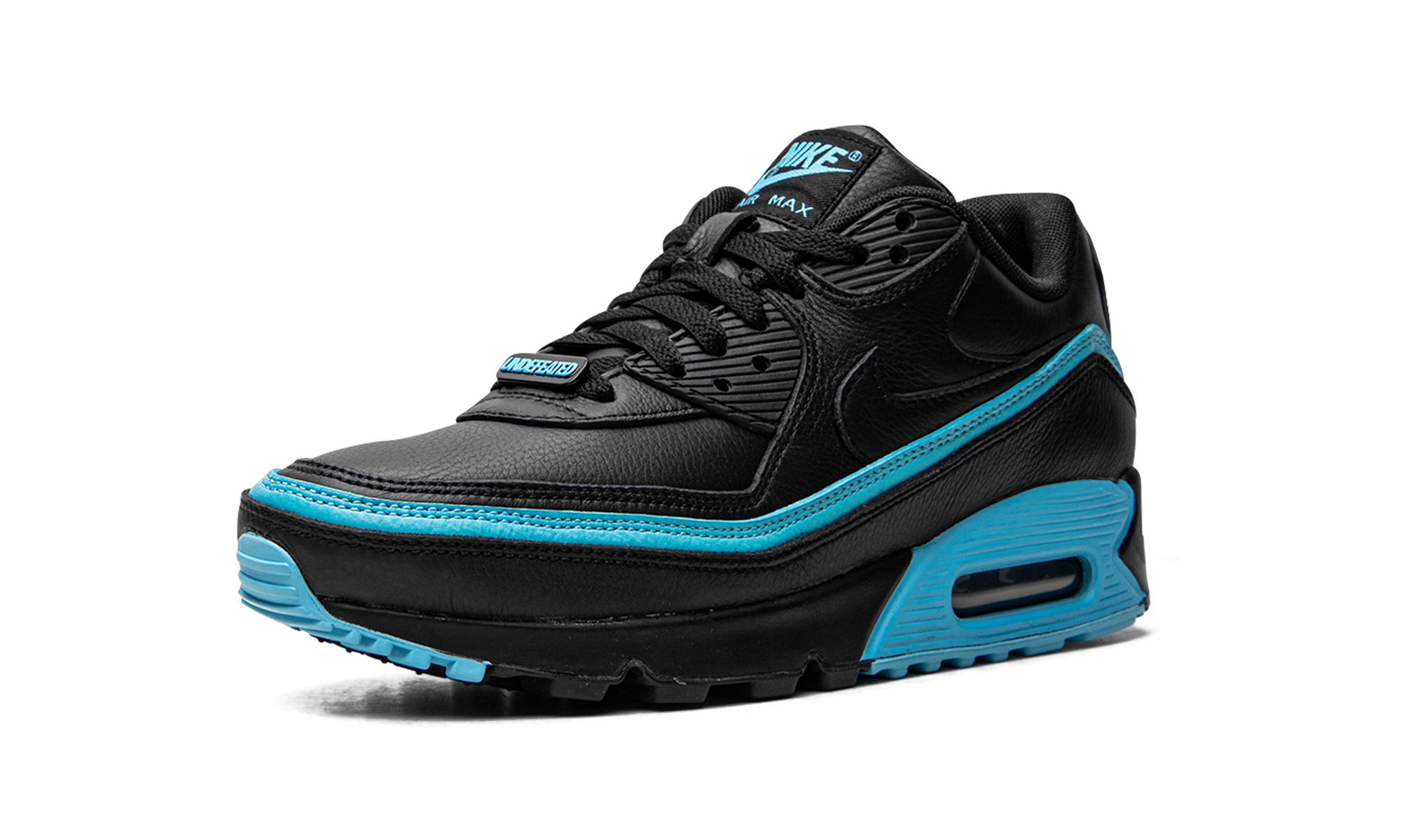 Air Max 90 / Undftd "undefeated Black/blue Fury" - 4