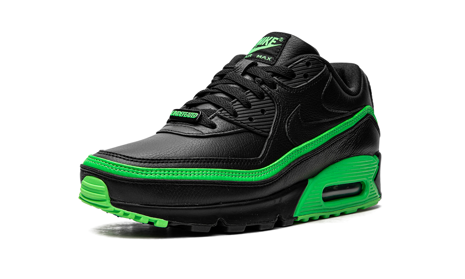 Air Max 90 / Undftd "undefeated Black/green" - 4