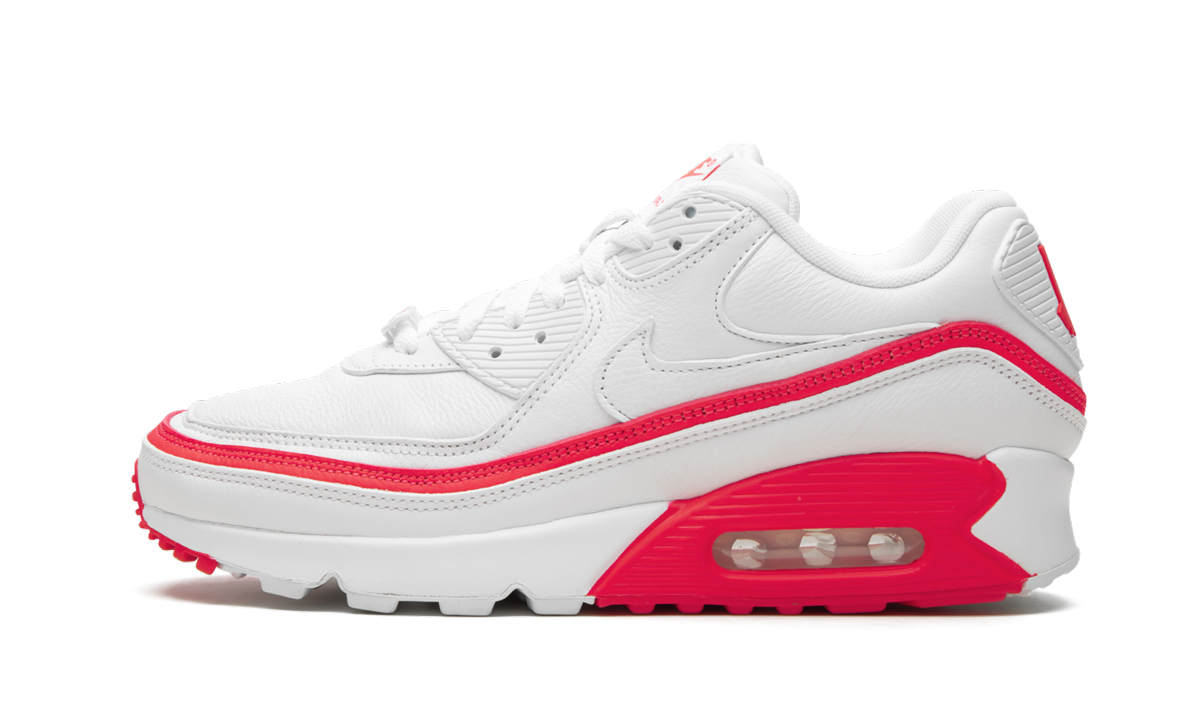 Air Max 90 / Undftd "undefeated White/red" - 1