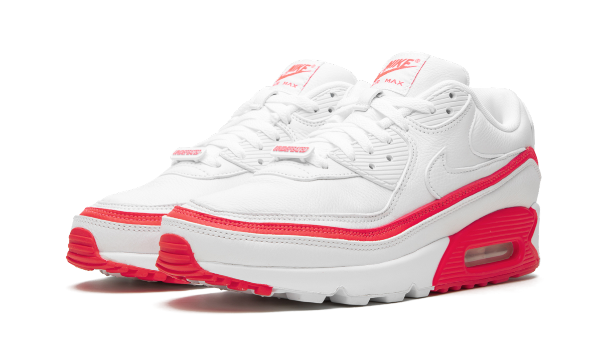 Air Max 90 / Undftd "undefeated White/red" - 2