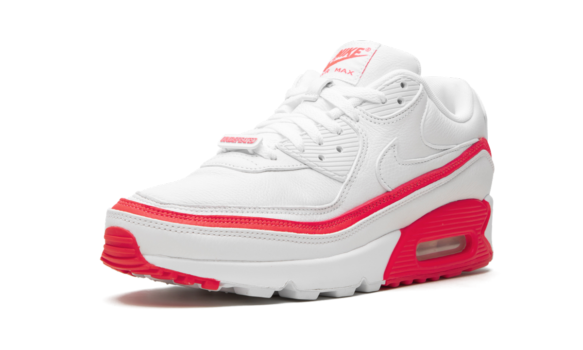 Air Max 90 / Undftd "undefeated White/red" - 4
