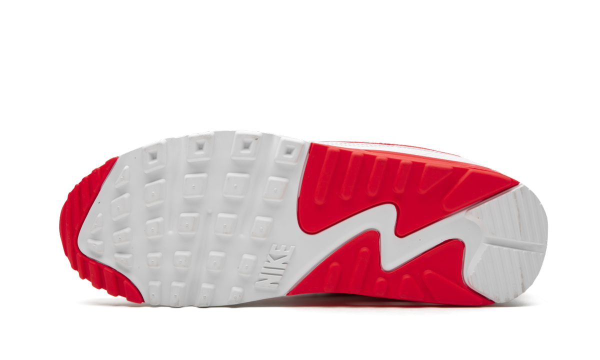 Air Max 90 / Undftd "undefeated White/red" - 5