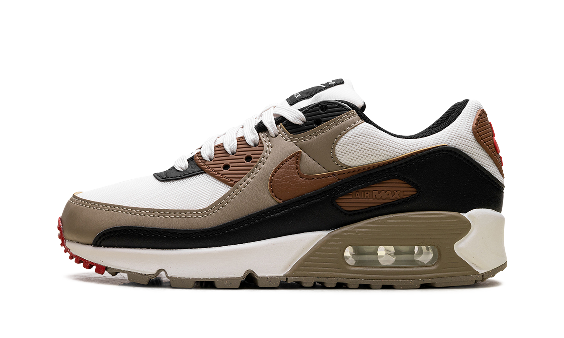 Air Max 90 Wmns "phantom Black Fire Red Light British Tan" - 1