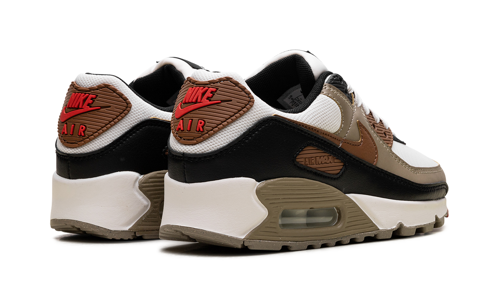 Air Max 90 Wmns "phantom Black Fire Red Light British Tan" - 3