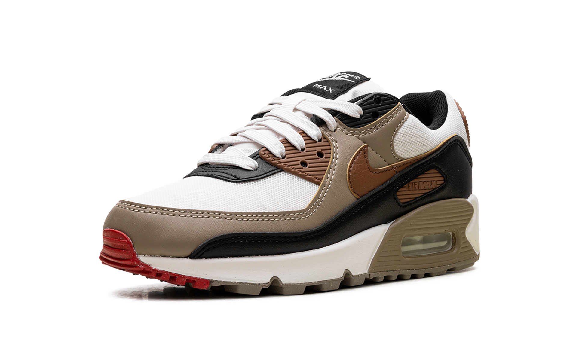 Air Max 90 Wmns "phantom Black Fire Red Light British Tan" - 4