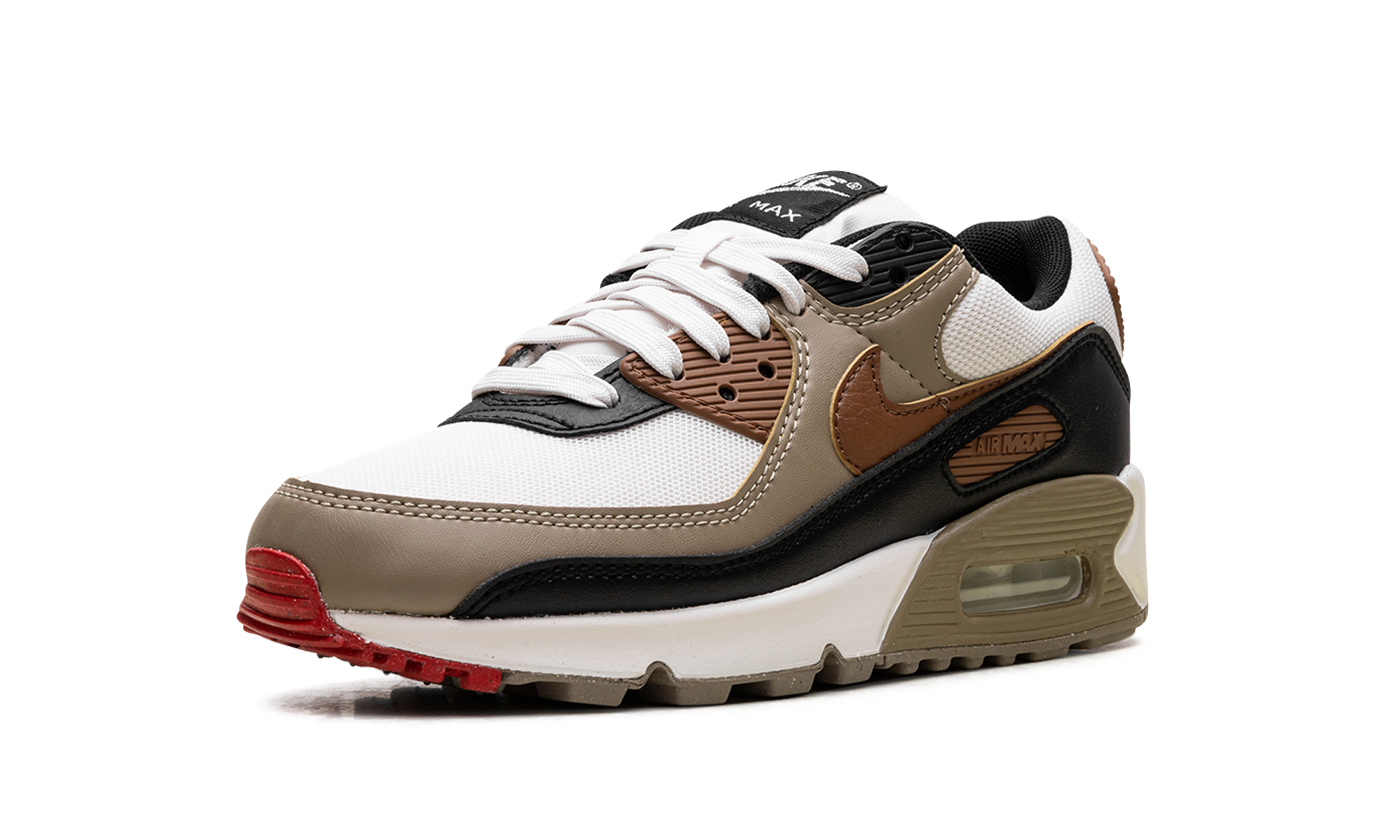 Air Max 90 Wmns "phantom Black Fire Red Light British Tan" - 4