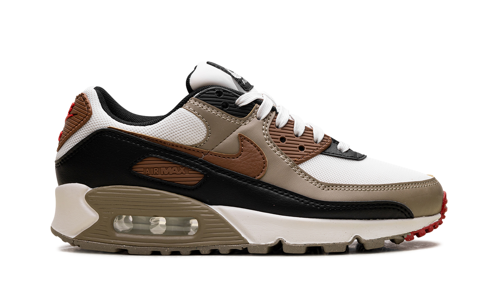 Air Max 90 Wmns "phantom Black Fire Red Light British Tan" - 6
