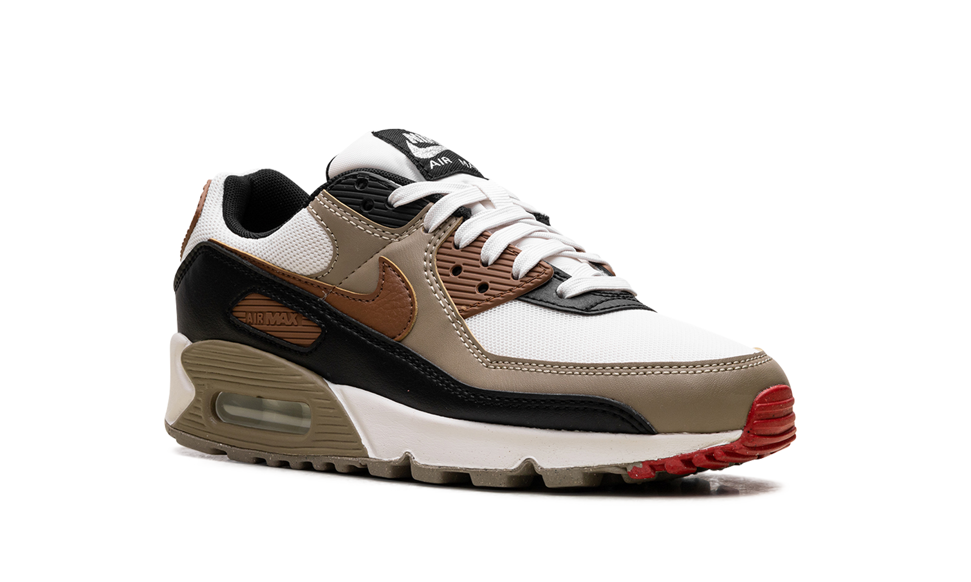 Air Max 90 Wmns "phantom Black Fire Red Light British Tan" - 7