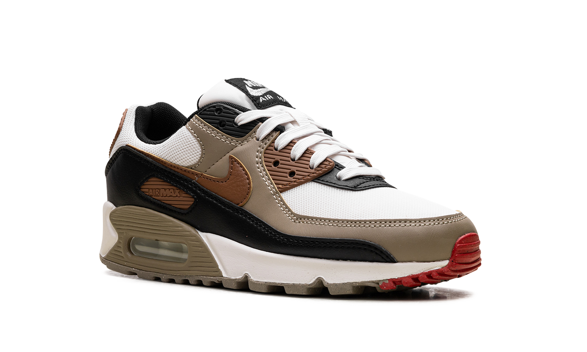 Air Max 90 Wmns "phantom Black Fire Red Light British Tan" - 7