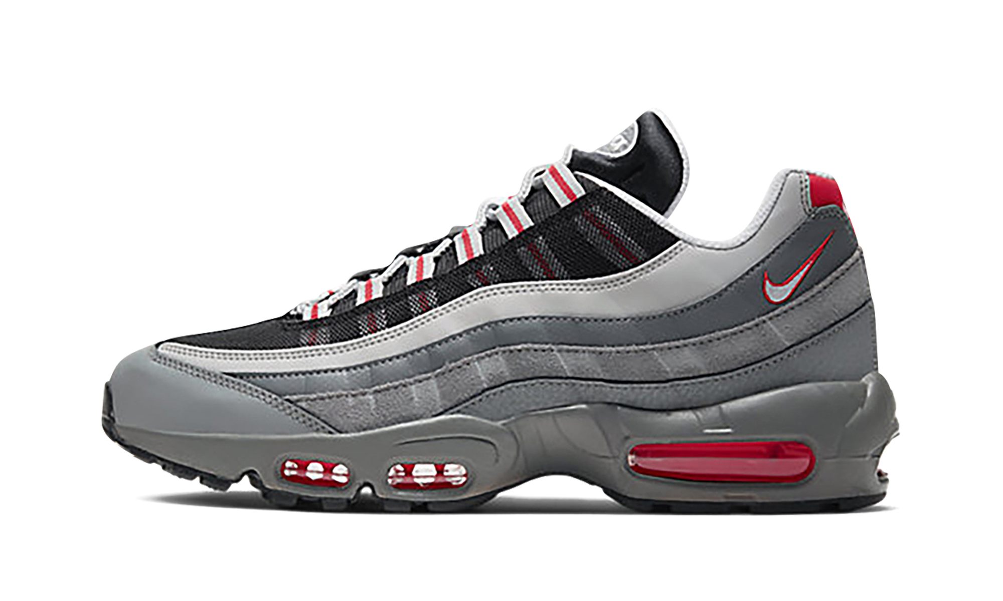 Air Max 95 Essential "particle Grey / Track Red" - 1