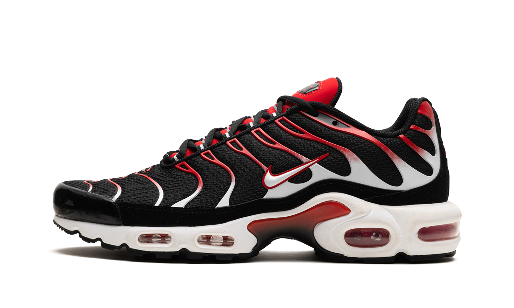 Air Max Plus "black White University Red" - 1