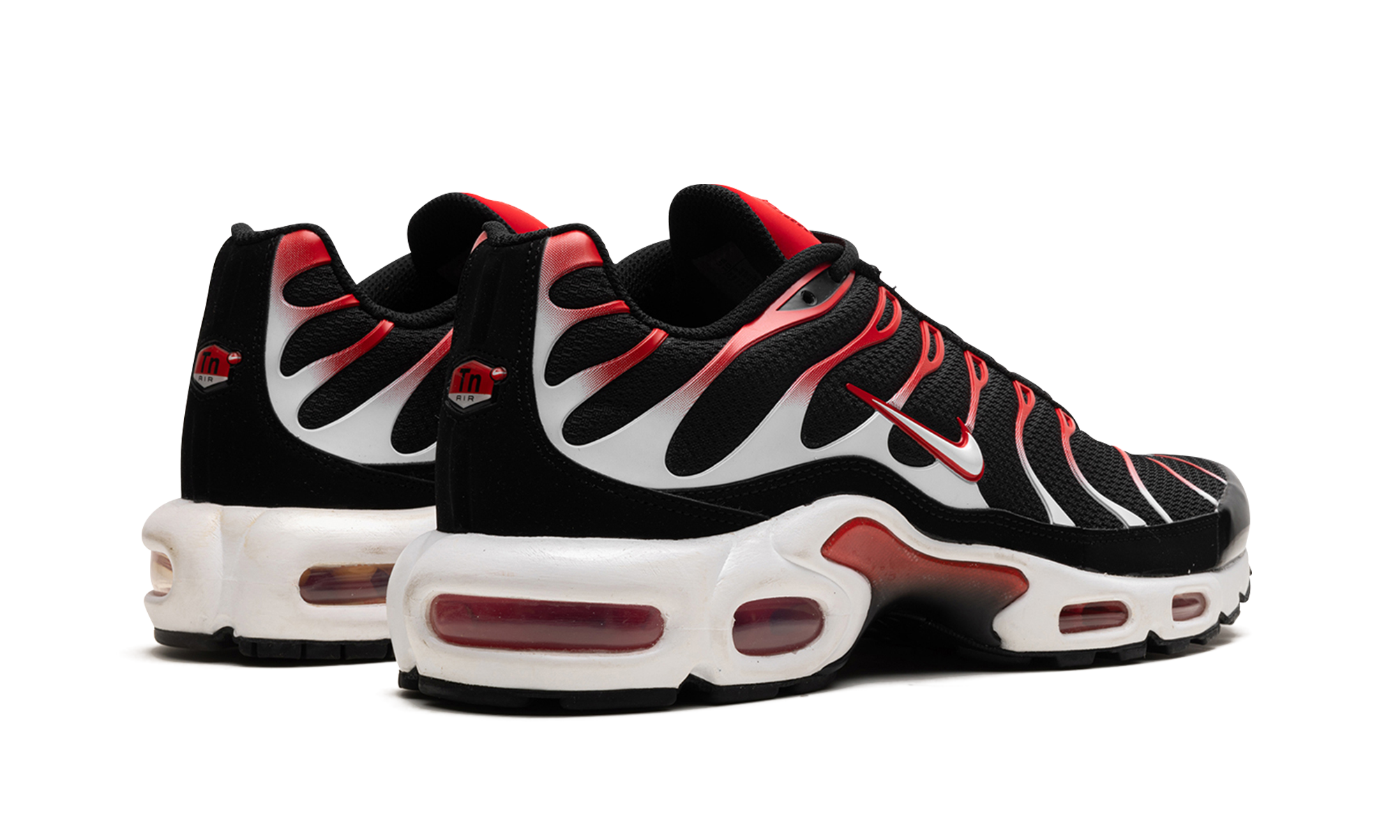Air Max Plus "black White University Red" - 3