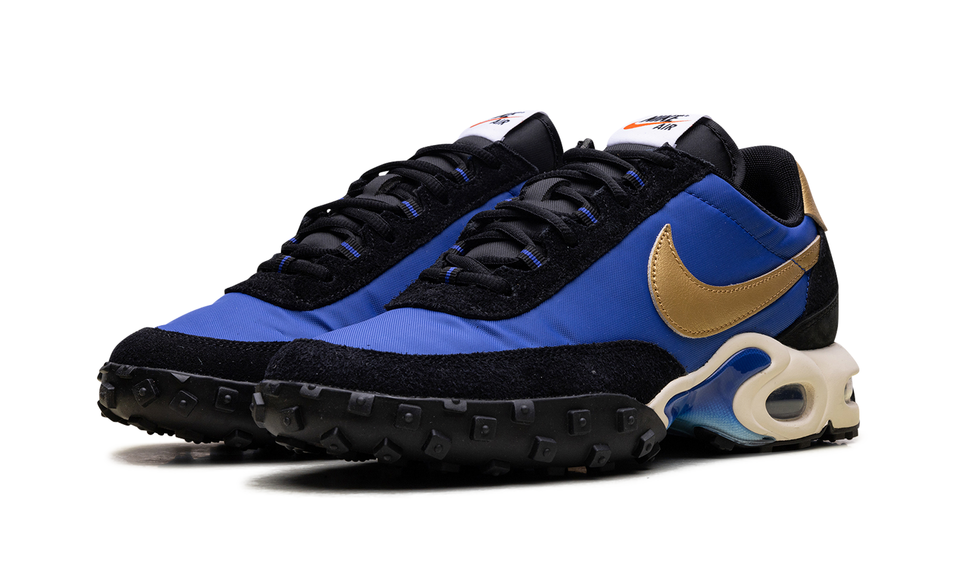 Air Max Waffle Racer "hyper Blue / Metallic Gold" - 2