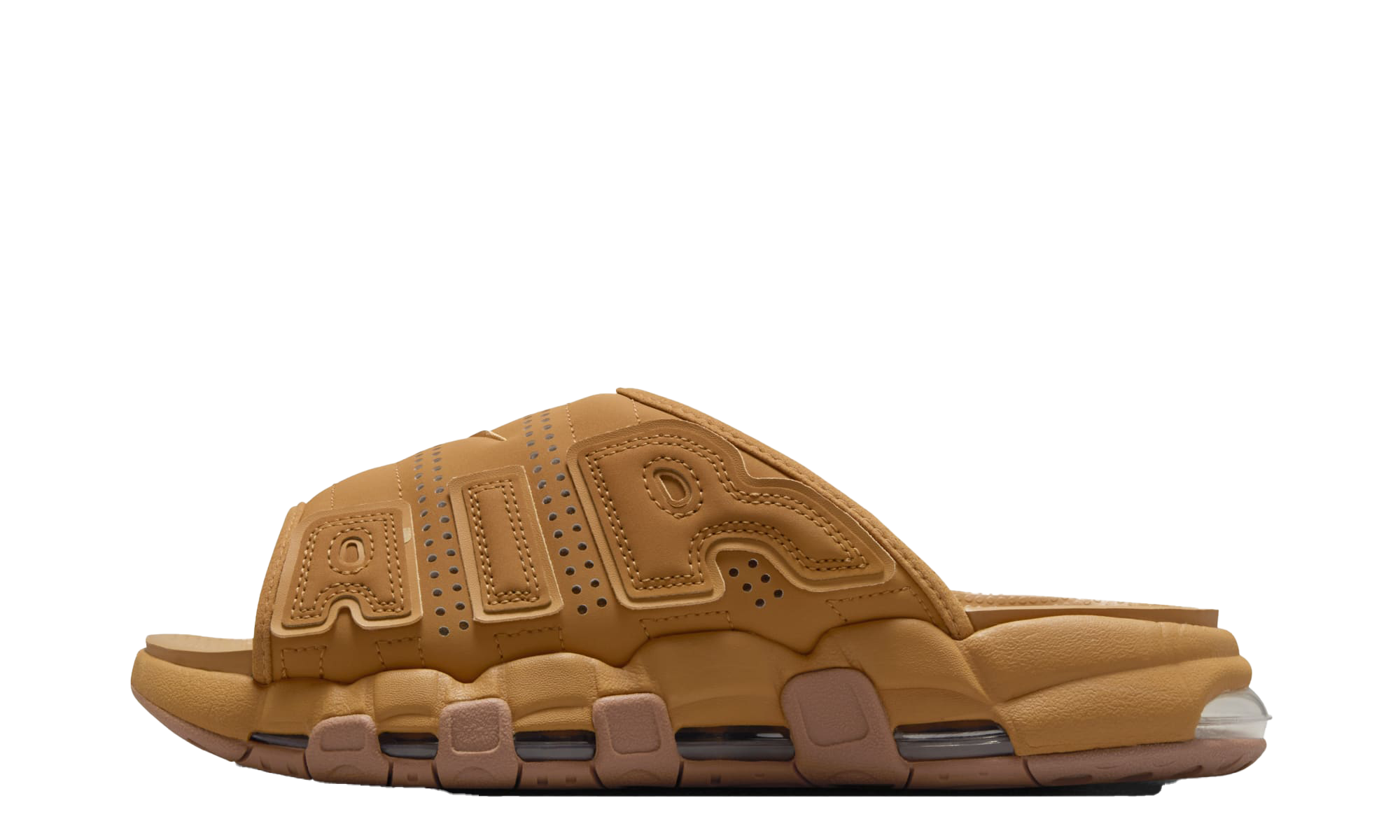 Air More Uptempo Slide "flax" - 1
