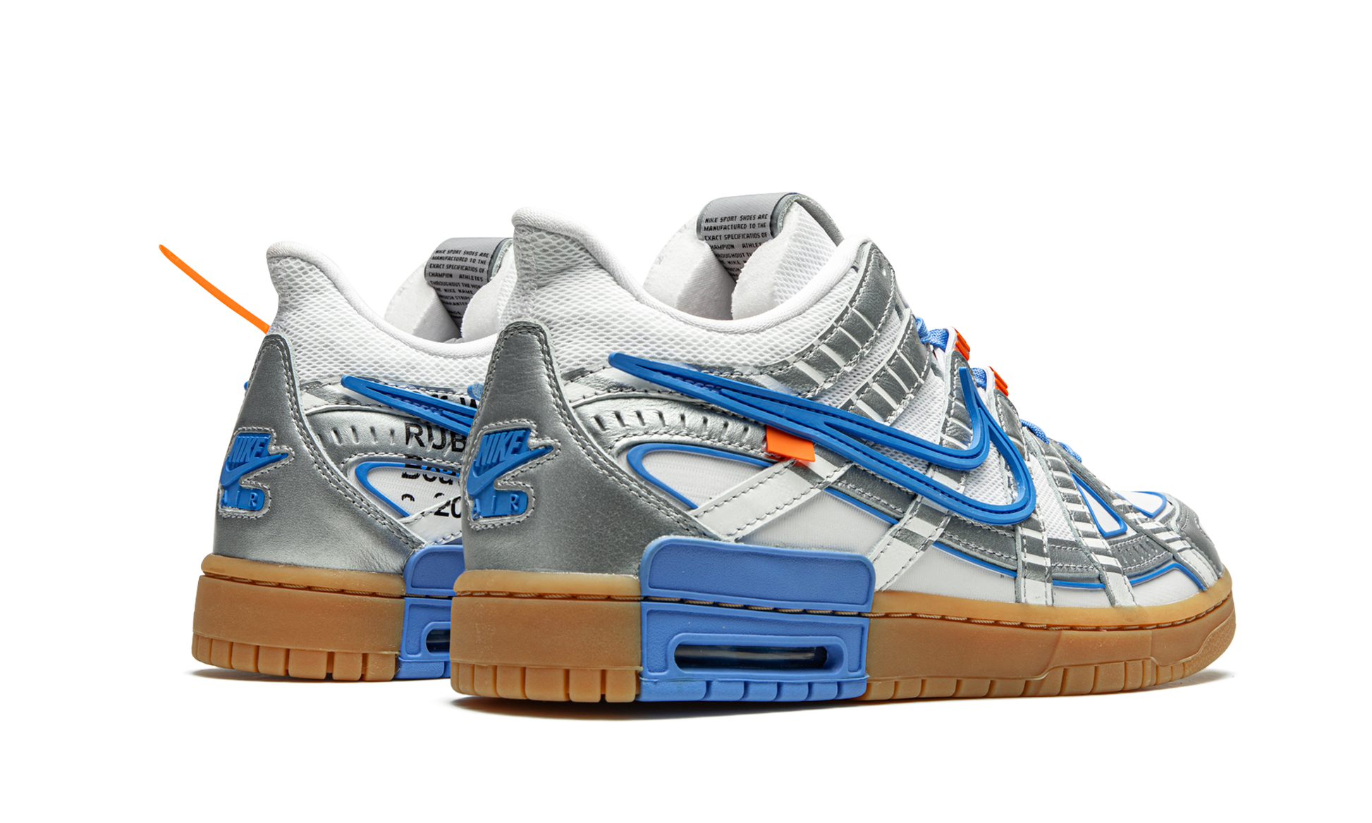 Air Rubber Dunk "off-white - University Blue" - 3