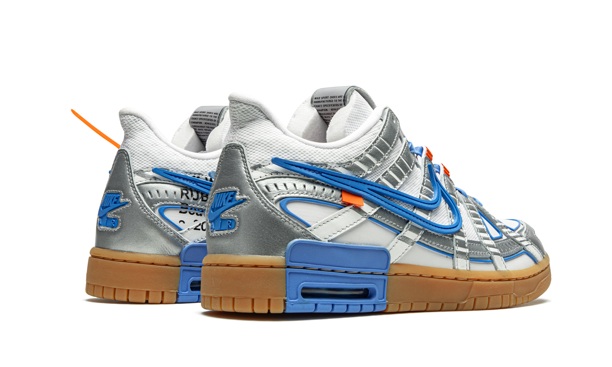 Air Rubber Dunk "off-white - University Blue" - 3