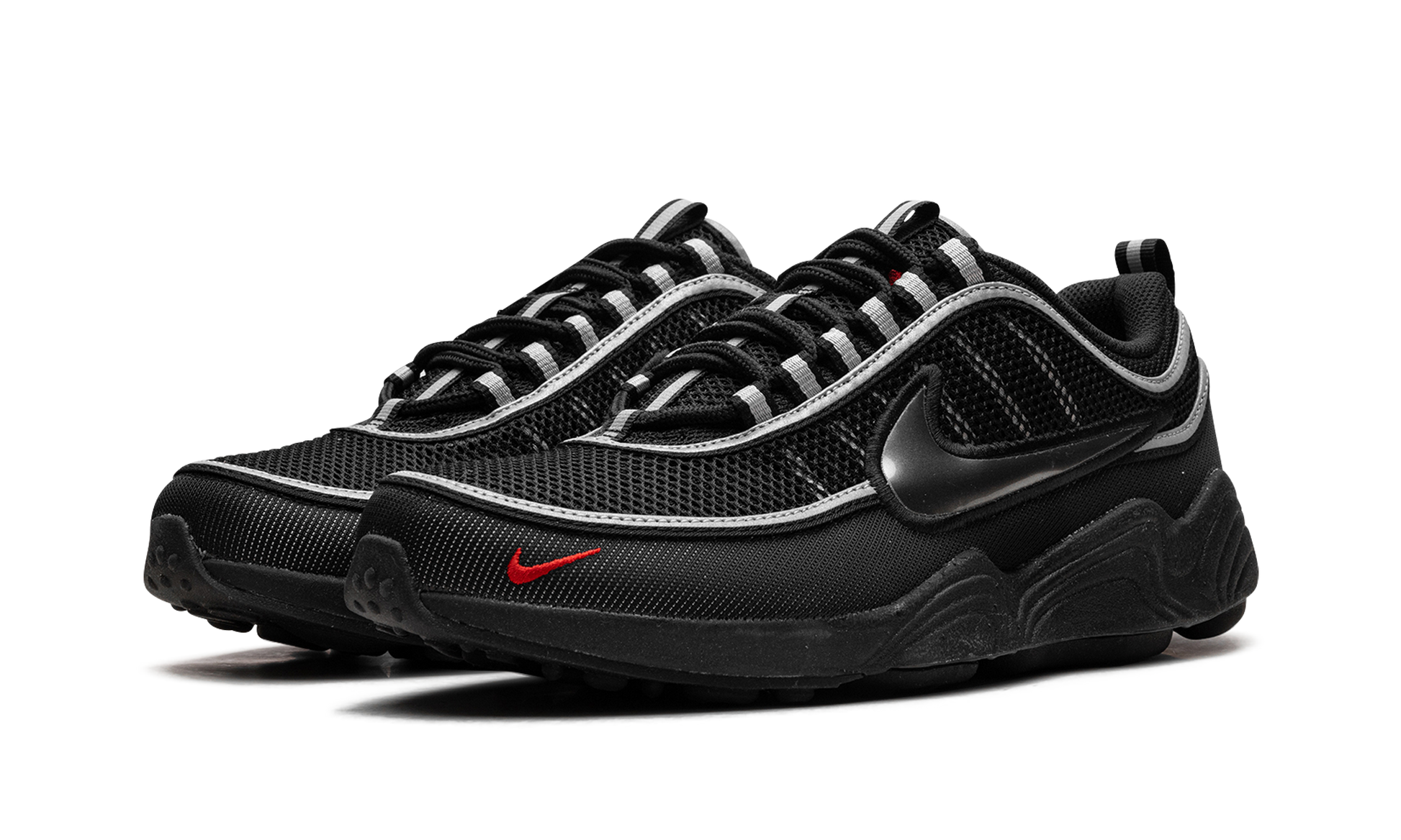 Air Zoom Spiridon "black / Metallic Silver" - 2