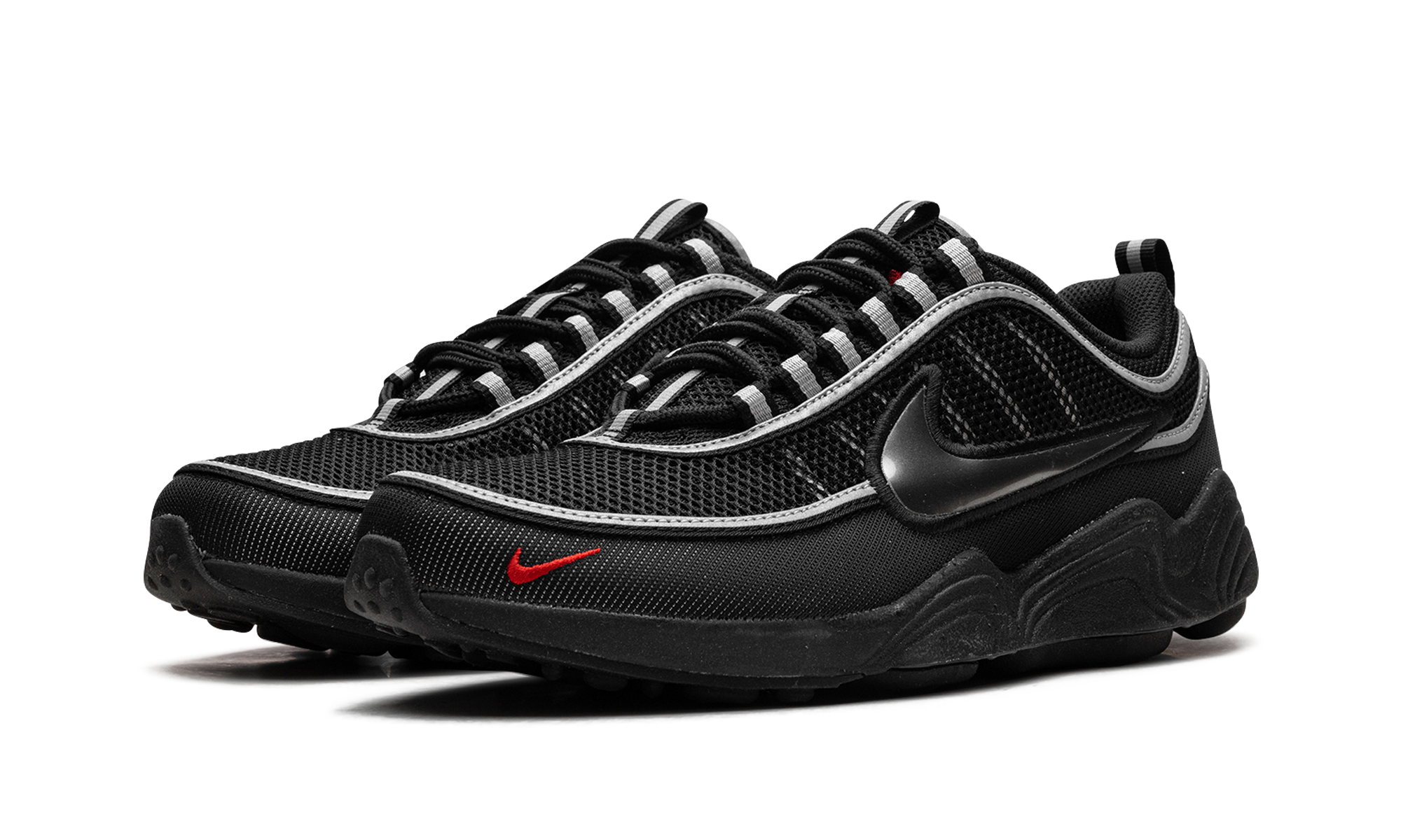 Air Zoom Spiridon "black / Metallic Silver" - 2