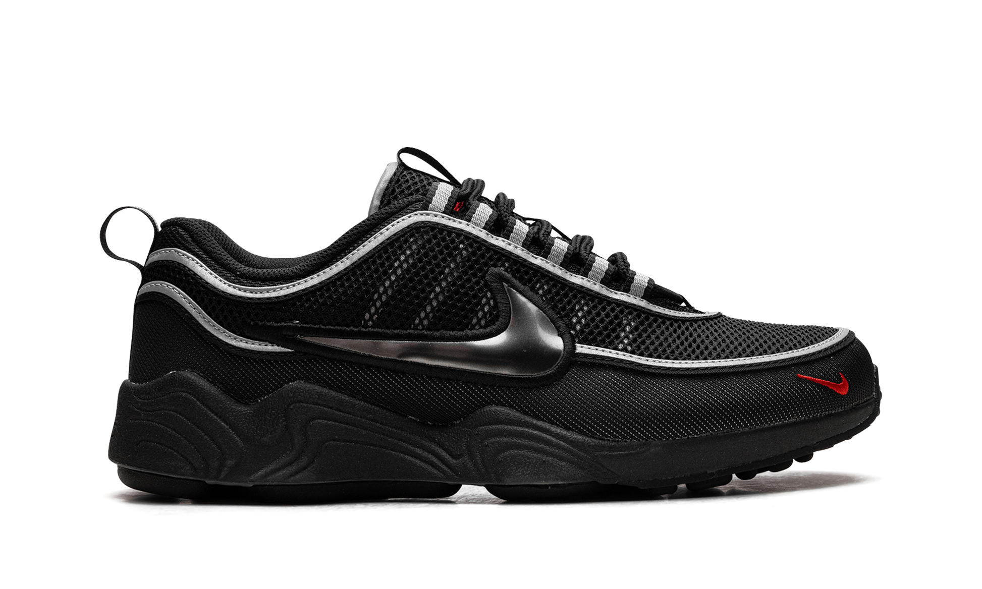Air Zoom Spiridon "black / Metallic Silver" - 6