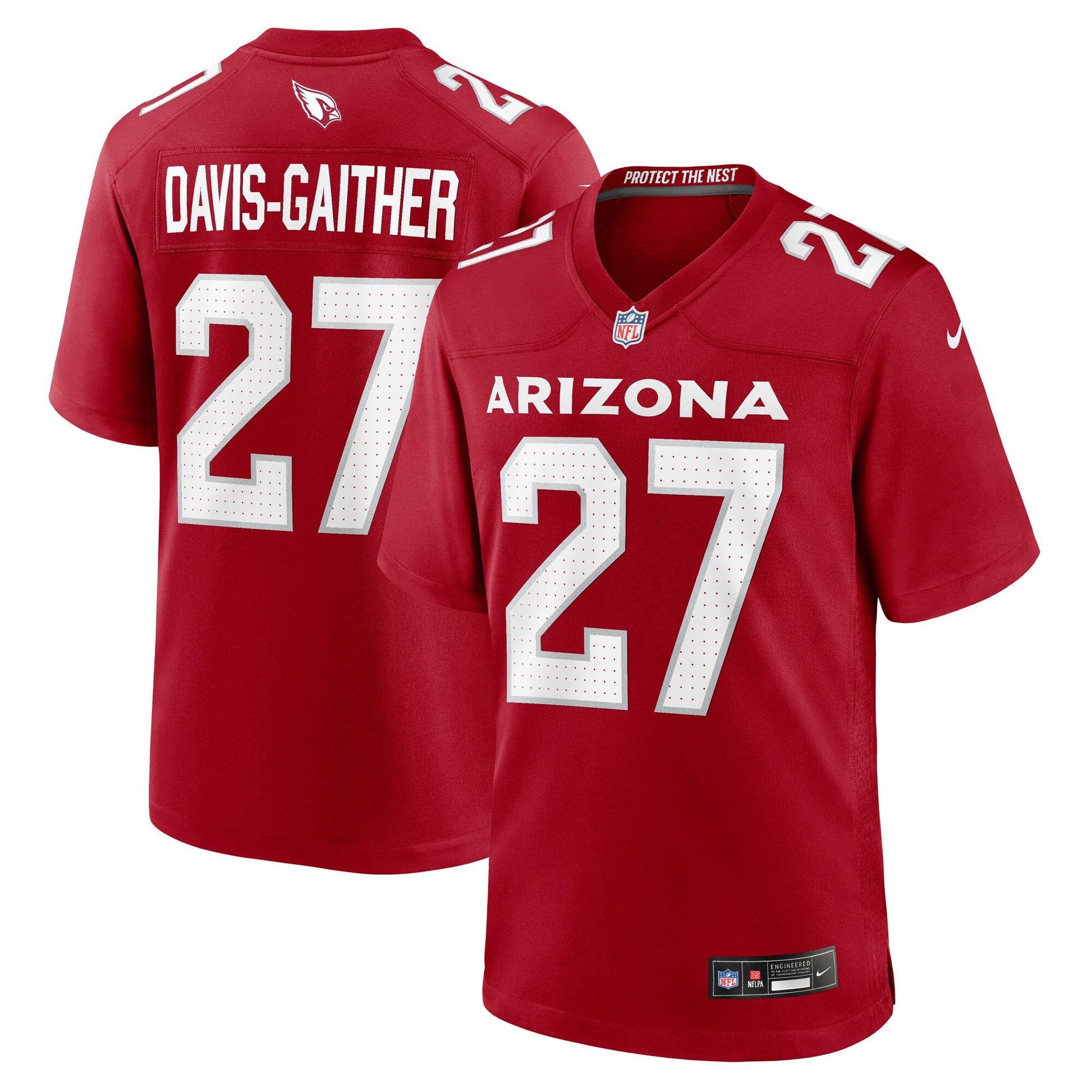 Akeem Davis-Gaither Arizona Cardinals Nike Team Game Jersey -  Cardinal