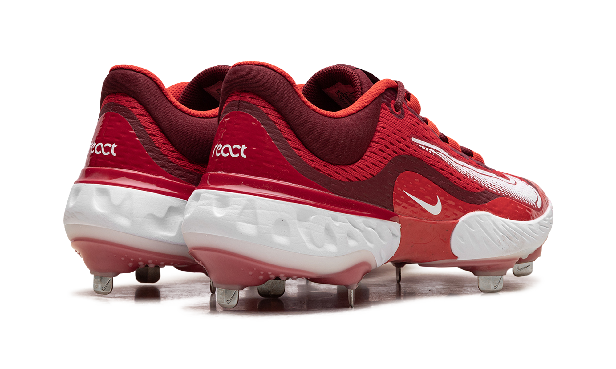 Alpha Huarache Elite 4 Low "varsity Red" - 3