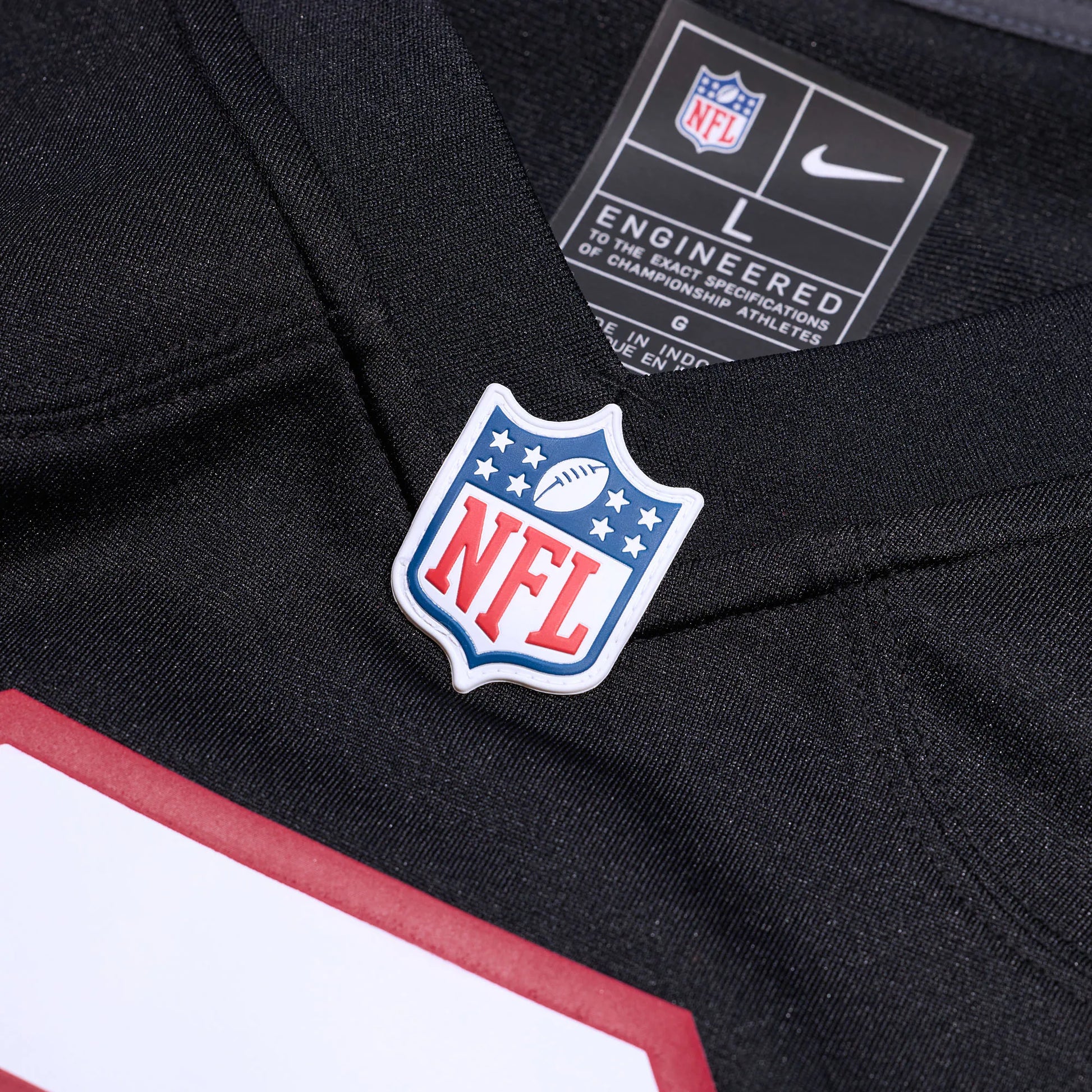 Atlanta Falcons Nike Throwback Custom Game Jersey - Black