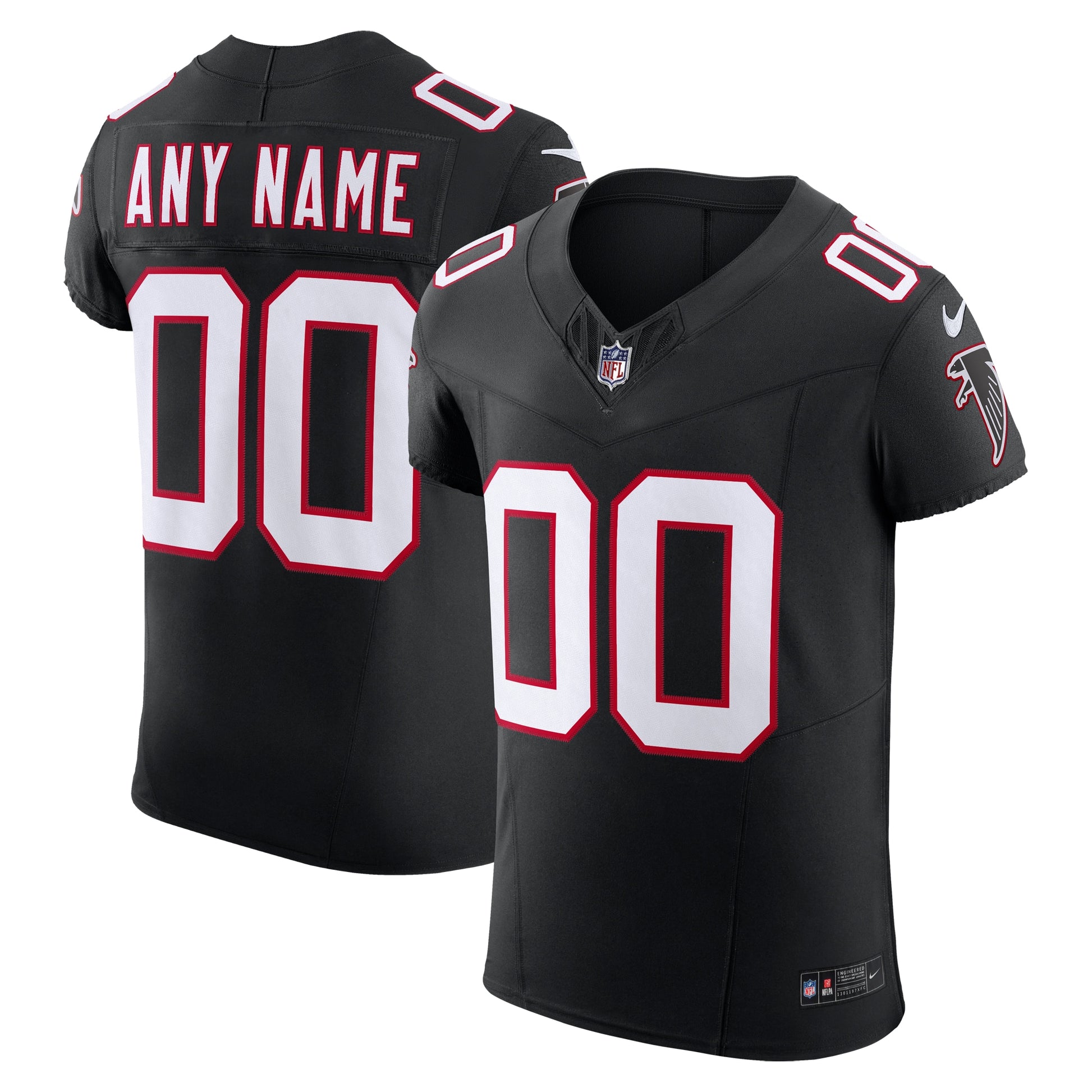 Atlanta Falcons Nike  Vapor F.U.S.E. Elite Custom Jersey - Black