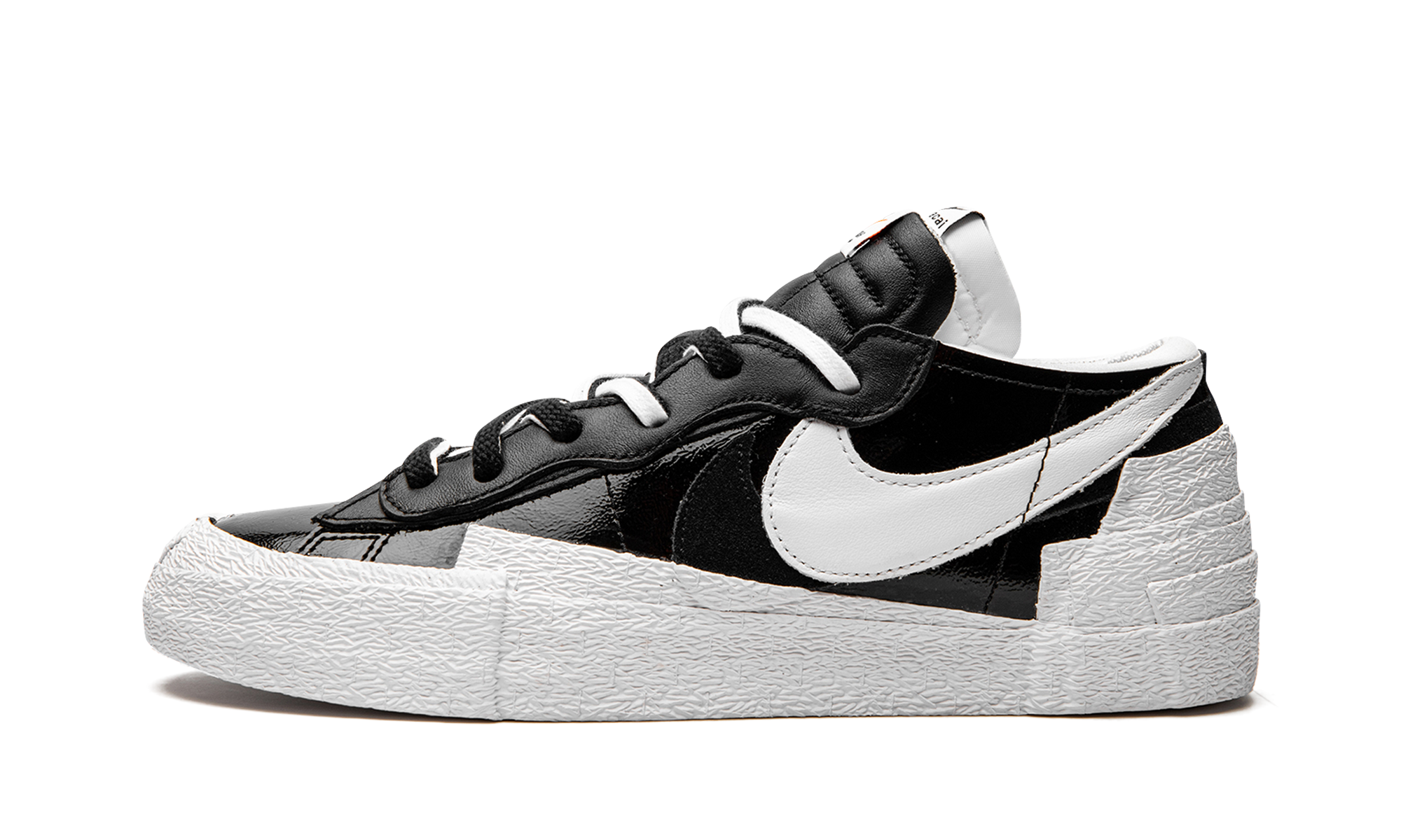 Blazer Low "sacai - Black Patent Leather" - 1