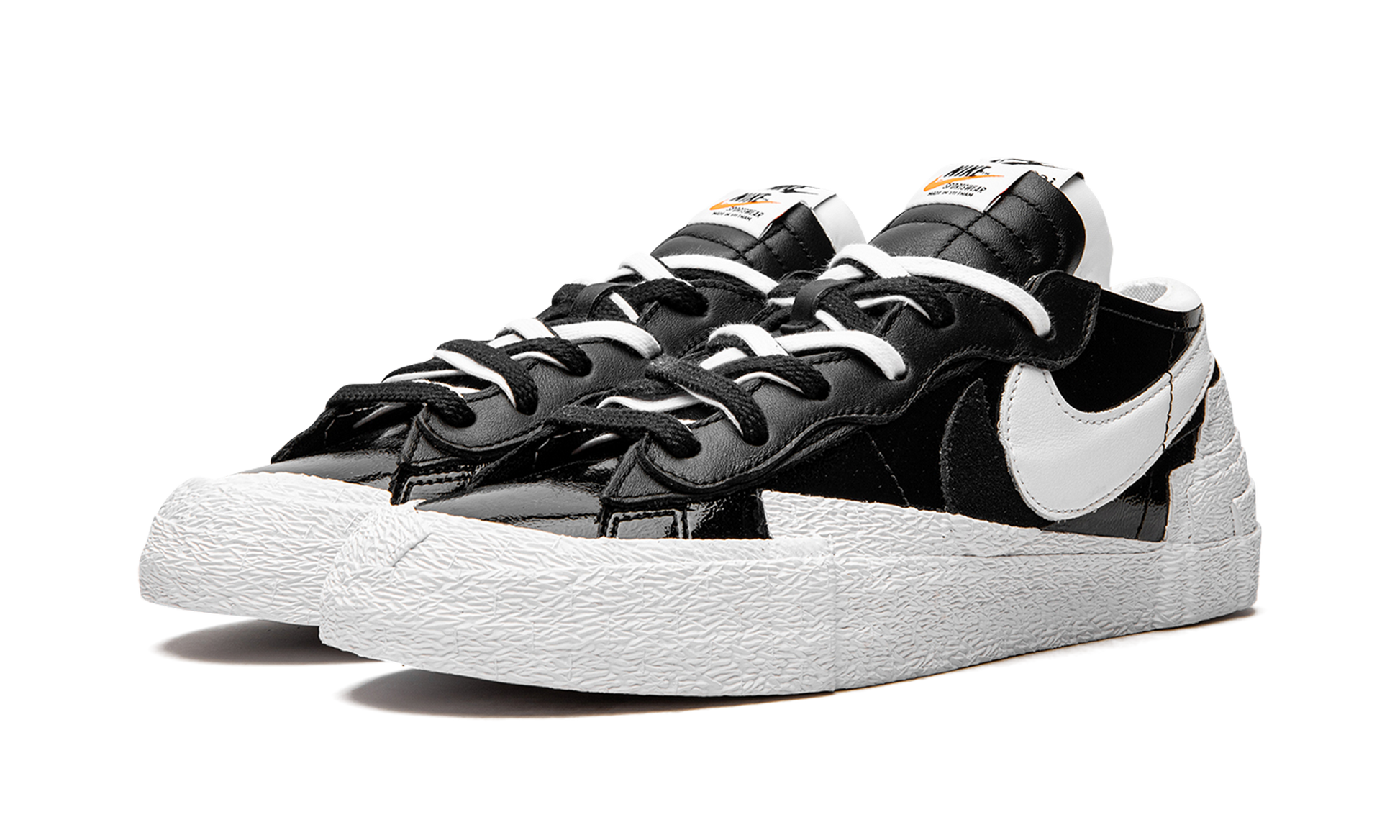 Blazer Low "sacai - Black Patent Leather" - 2