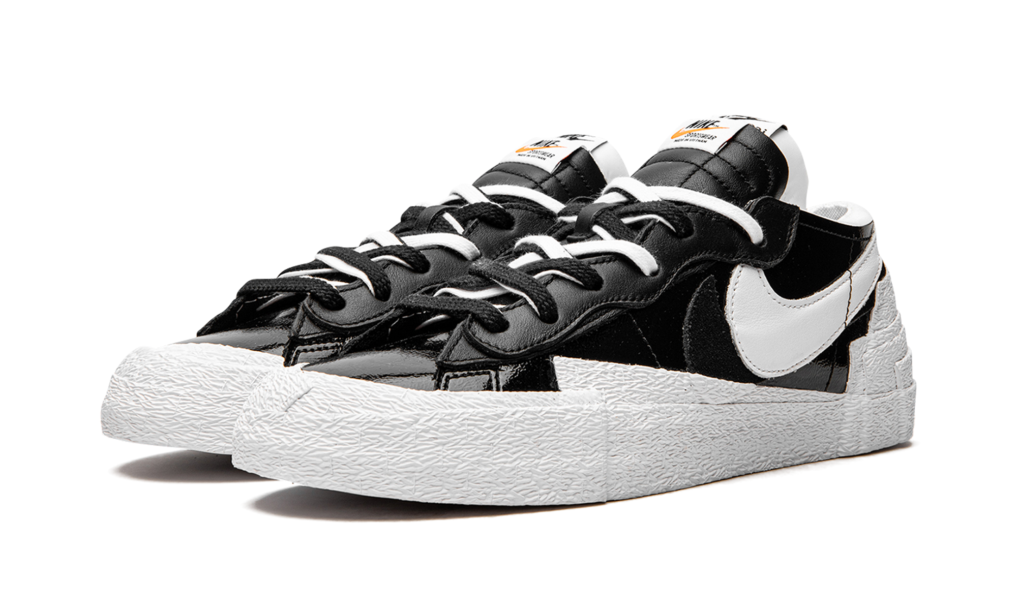 Blazer Low "sacai - Black Patent Leather" - 2