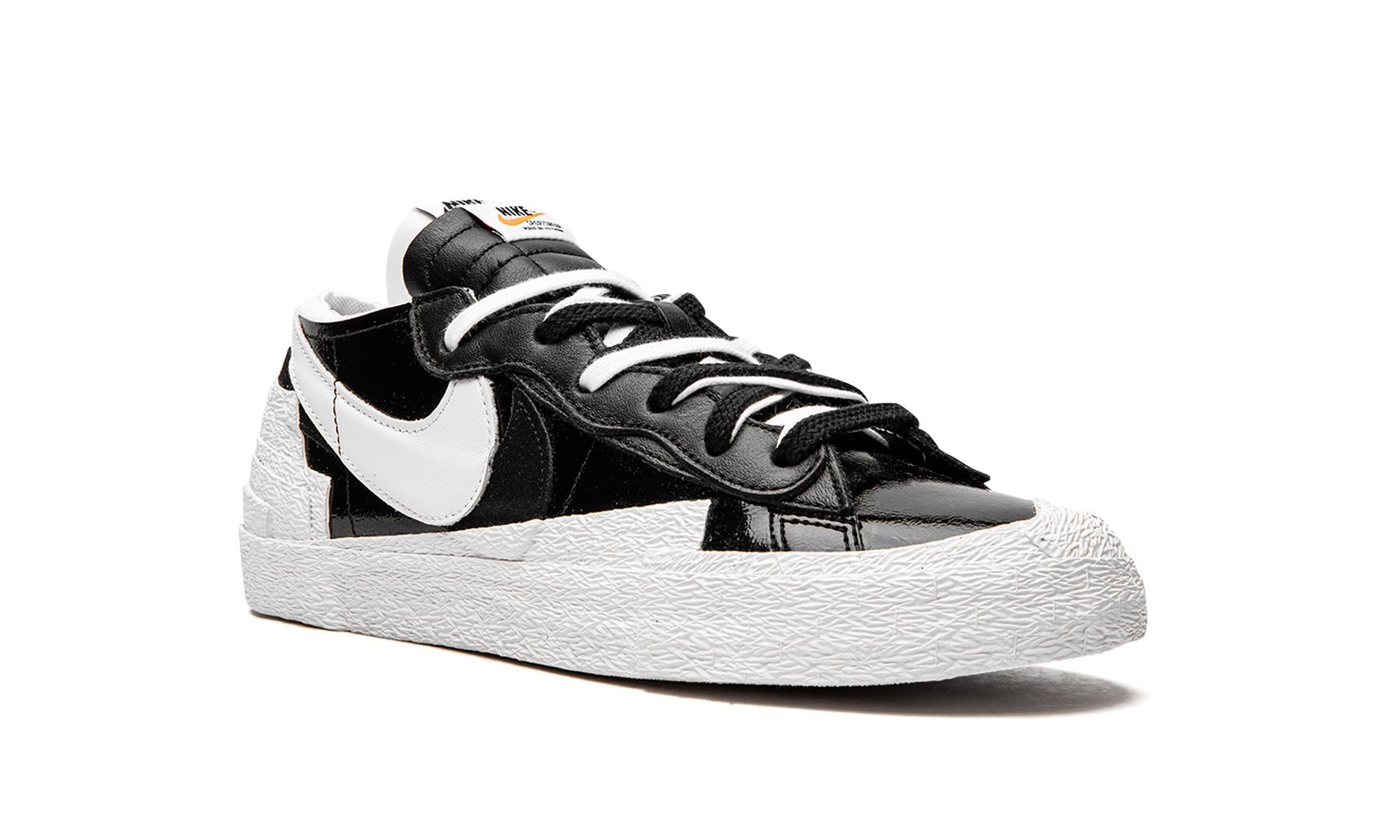 Blazer Low "sacai - Black Patent Leather" - 7