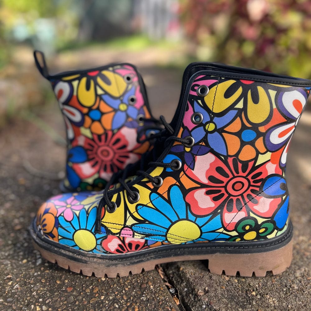 Floral Dream Combat Boots
