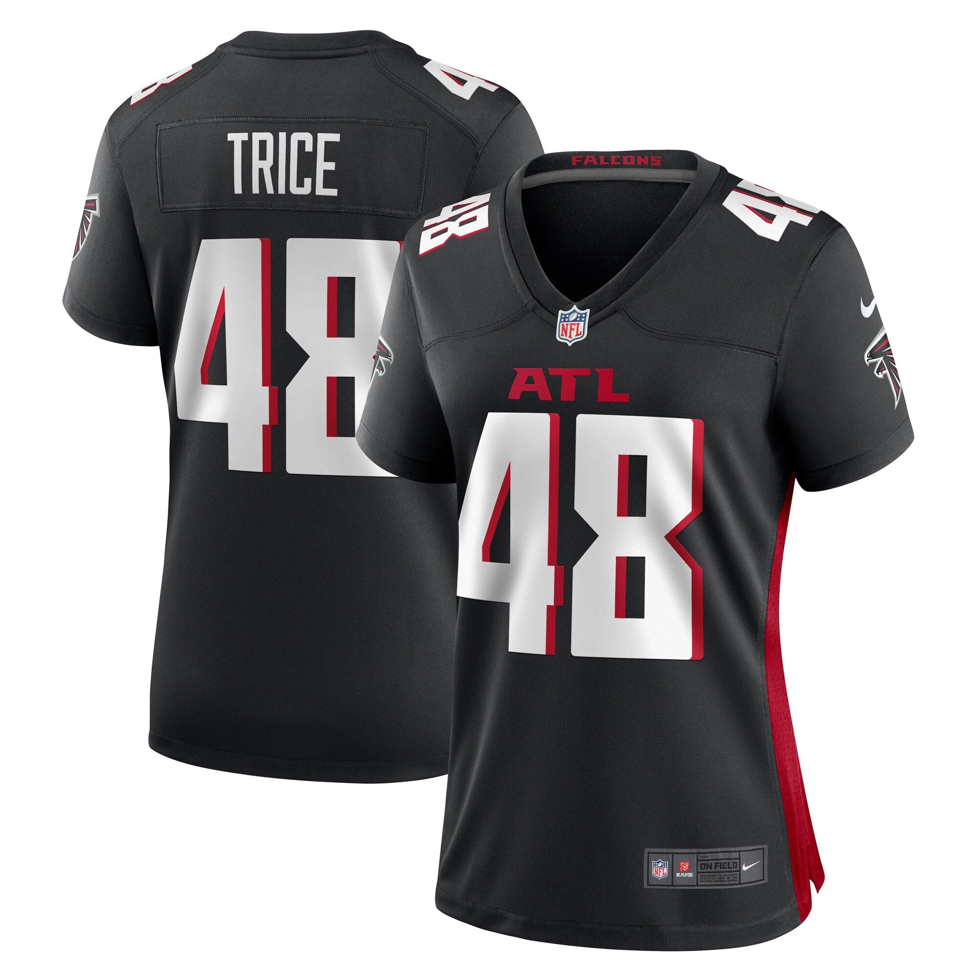 Bralen Trice Atlanta Falcons Nike Women's  Game Jersey -  Black