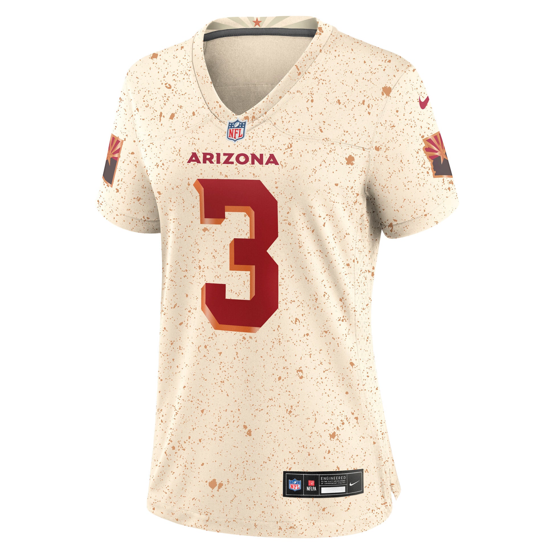 Budda Baker Arizona Cardinals Nike Women's 2025 Rivalries Collection Game Jersey - Natural
