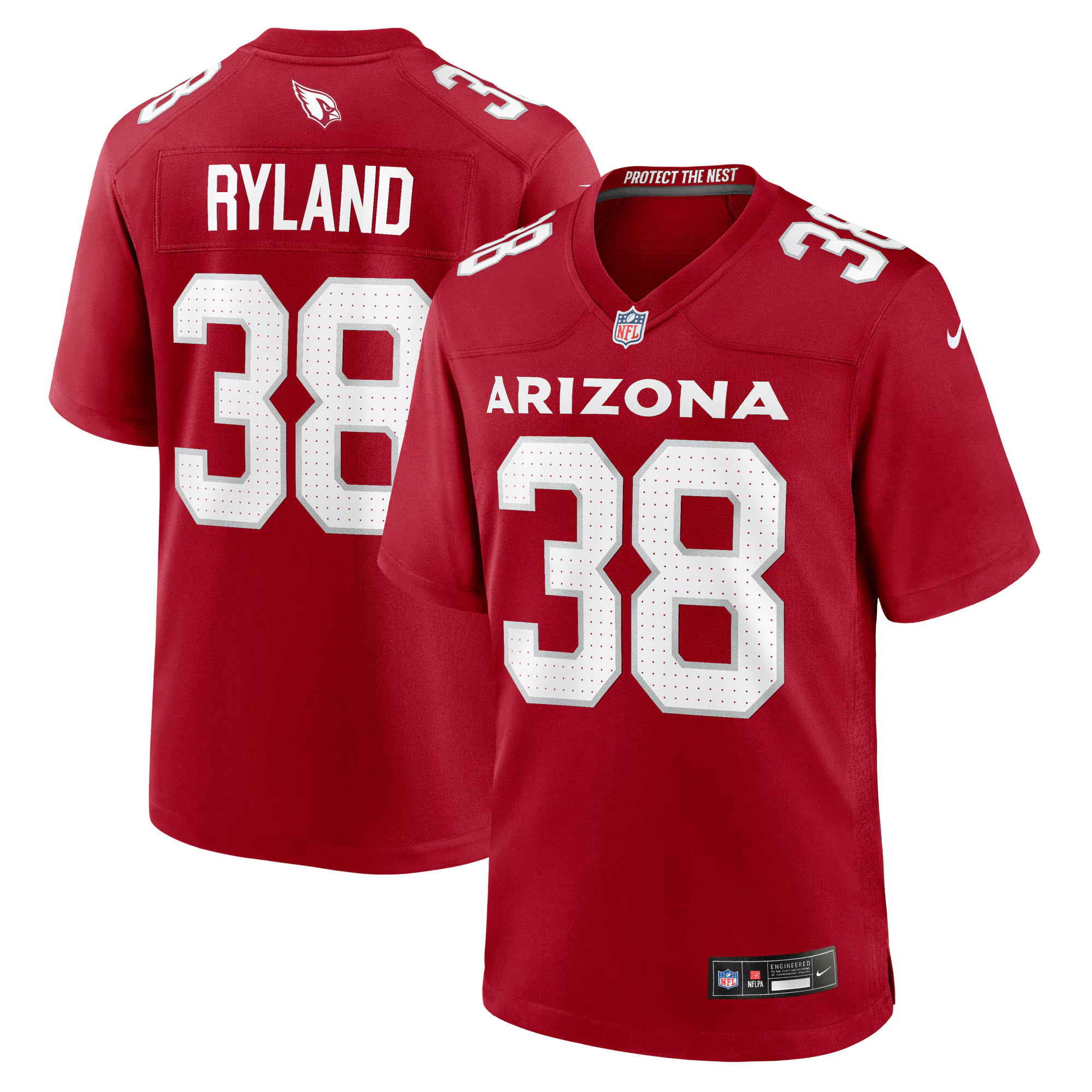 Chad Ryland Arizona Cardinals Nike Team Game Jersey -  Cardinal