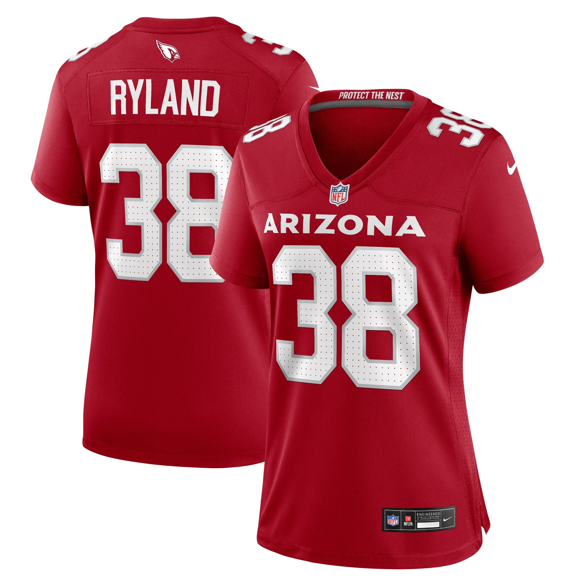 Chad Ryland Arizona Cardinals Nike Women's Team Game Jersey -  Cardinal