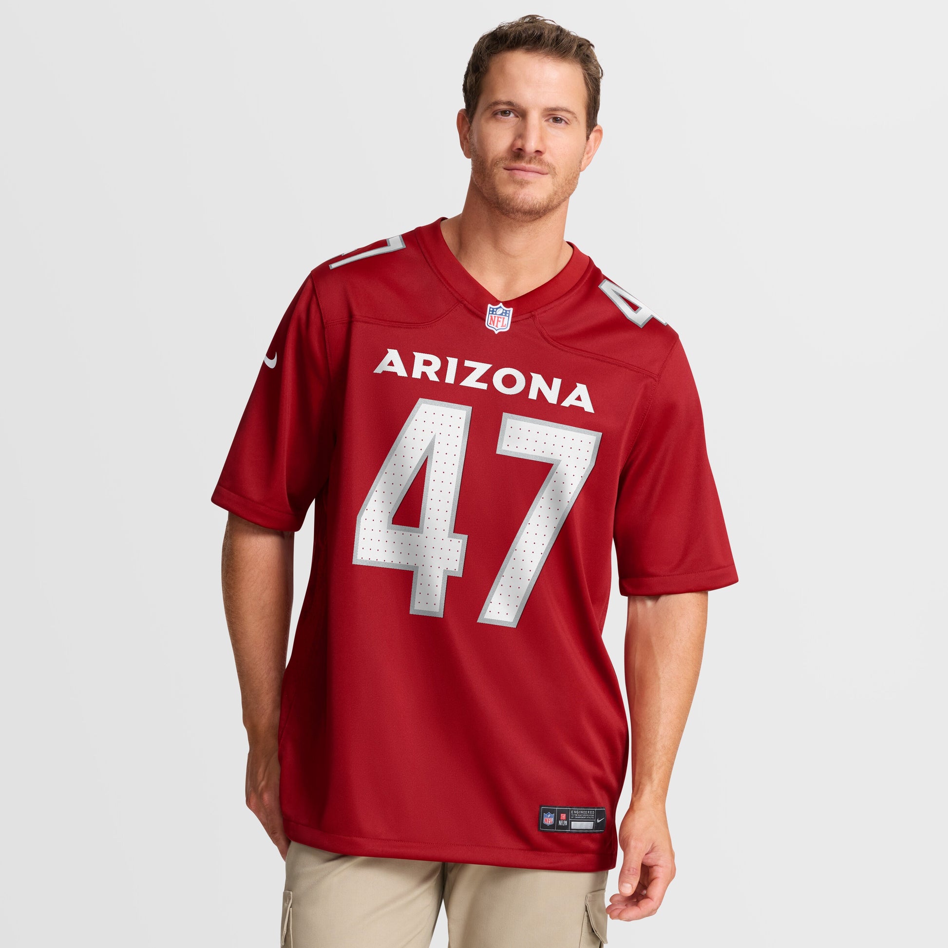Channing Tindall Arizona Cardinals Nike Team Game Jersey -  Cardinal