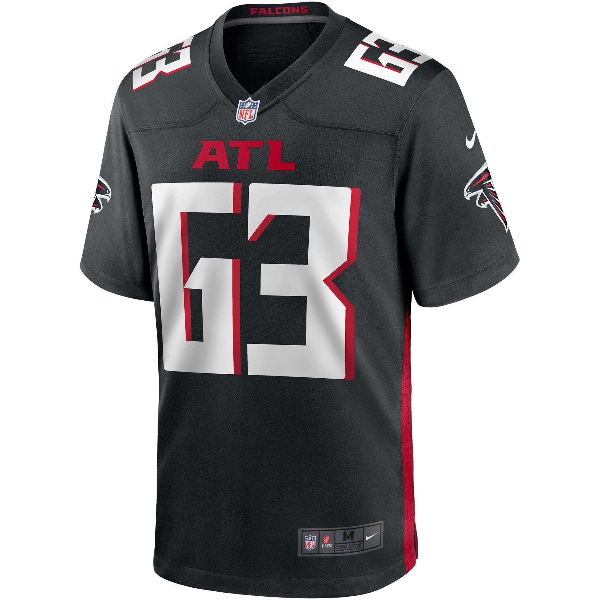 Chris Lindstrom Atlanta Falcons Nike Game Jersey - Black