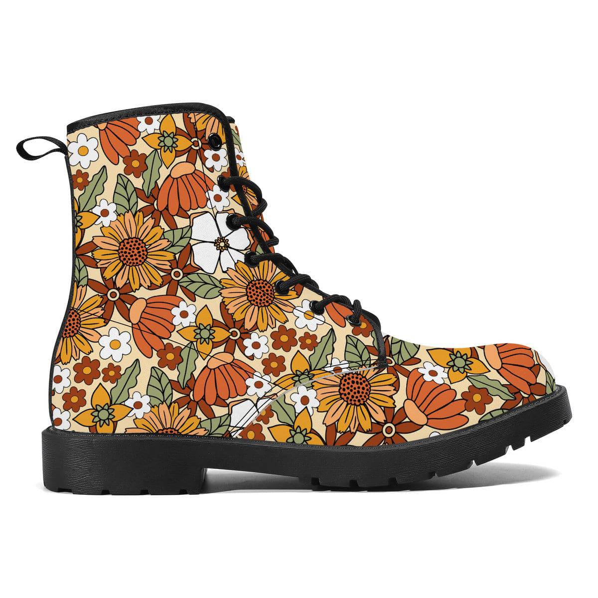 Rustic Blooms Vegan Leather Boots