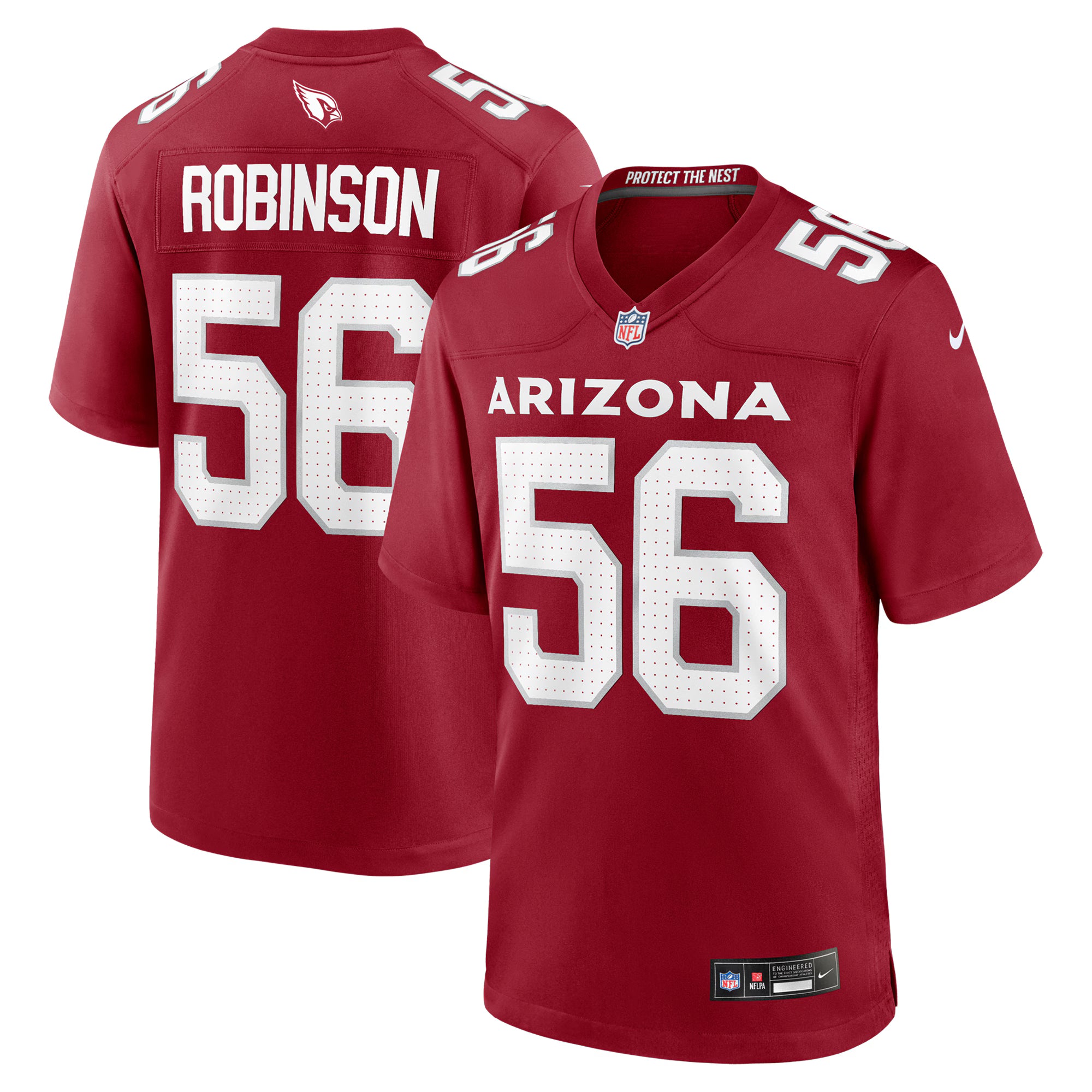 Darius Robinson Arizona Cardinals Nike Team Game Jersey -  Cardinal