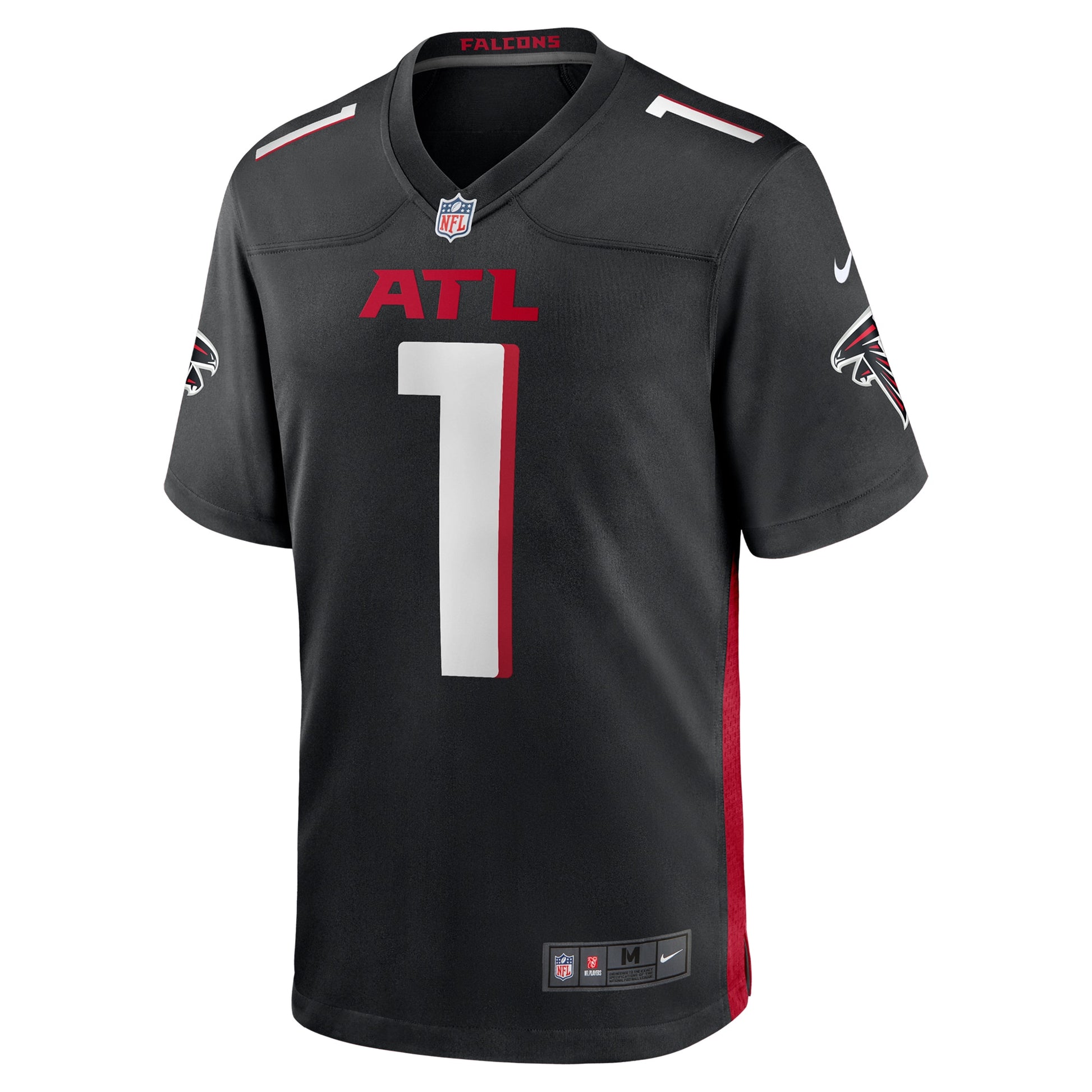 Darnell Mooney Atlanta Falcons Nike Team Game Jersey -  Black