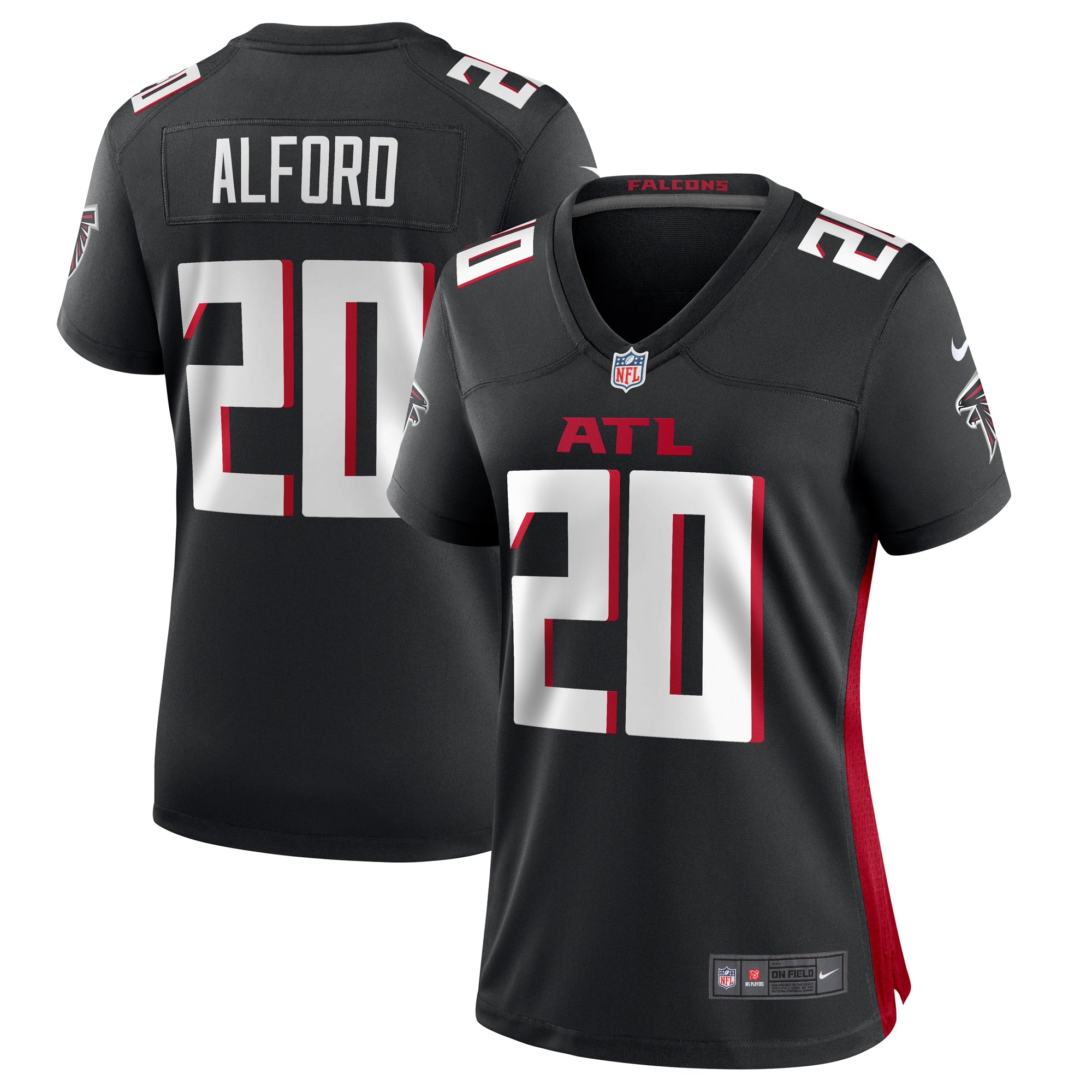 Dee Alford Atlanta Falcons Nike Women's Team Game Jersey -  Black